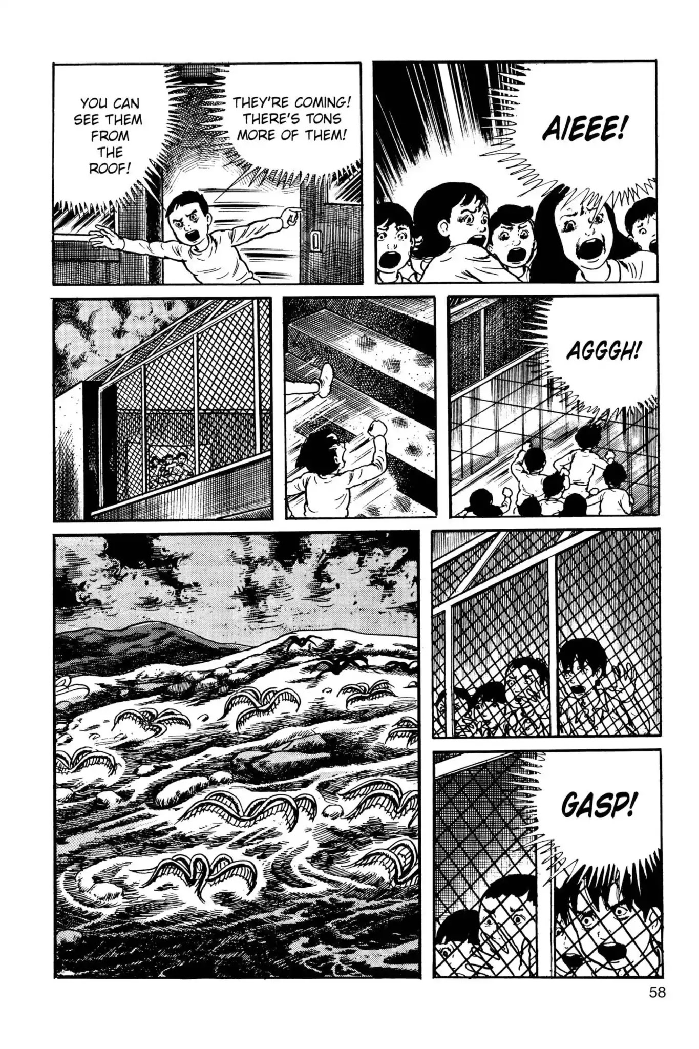 Drifting Classroom Chapter 34 page 59 - Chapter 34: The Web of Fear