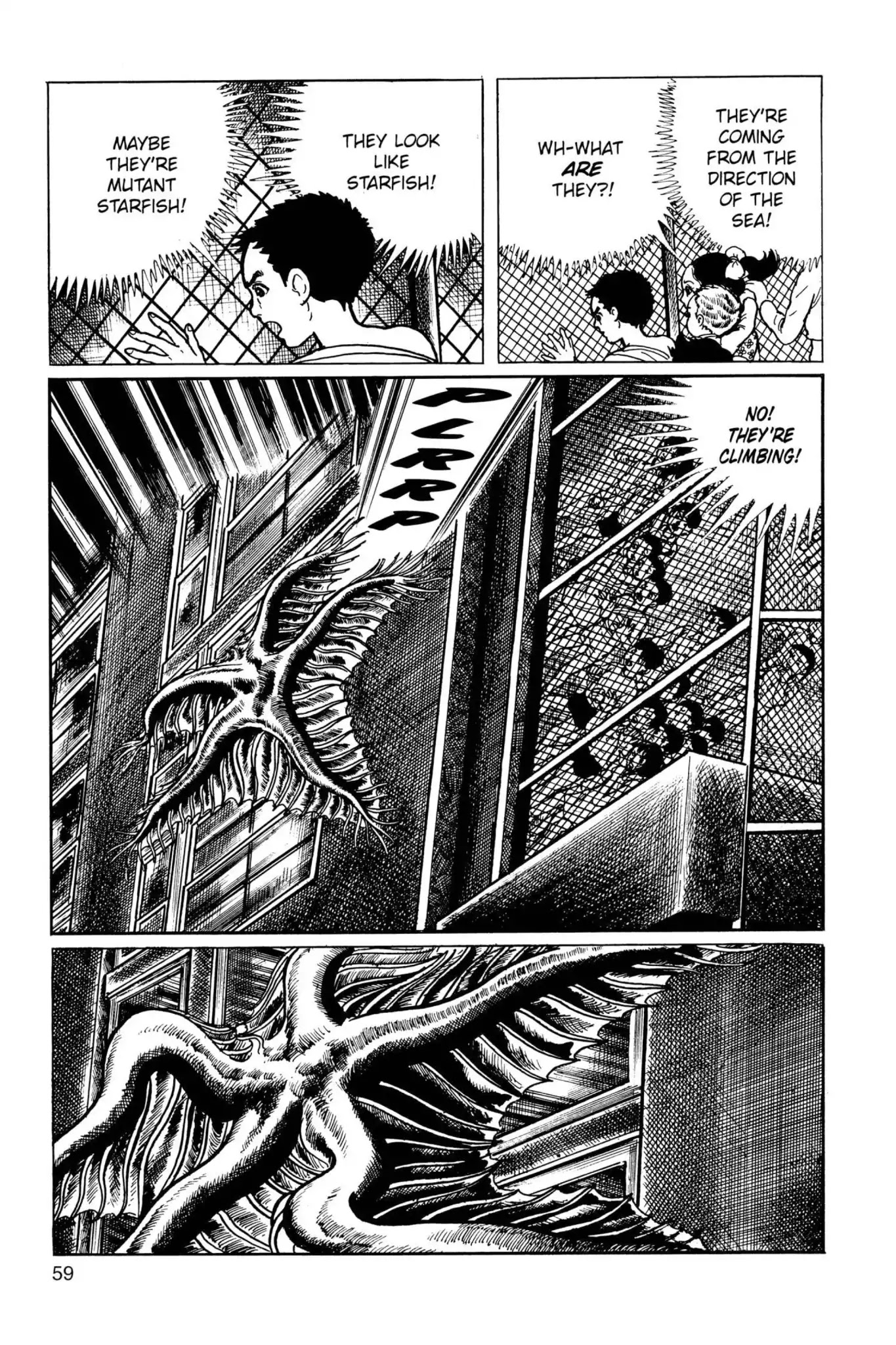 Drifting Classroom Chapter 34 page 60 - Chapter 34: The Web of Fear