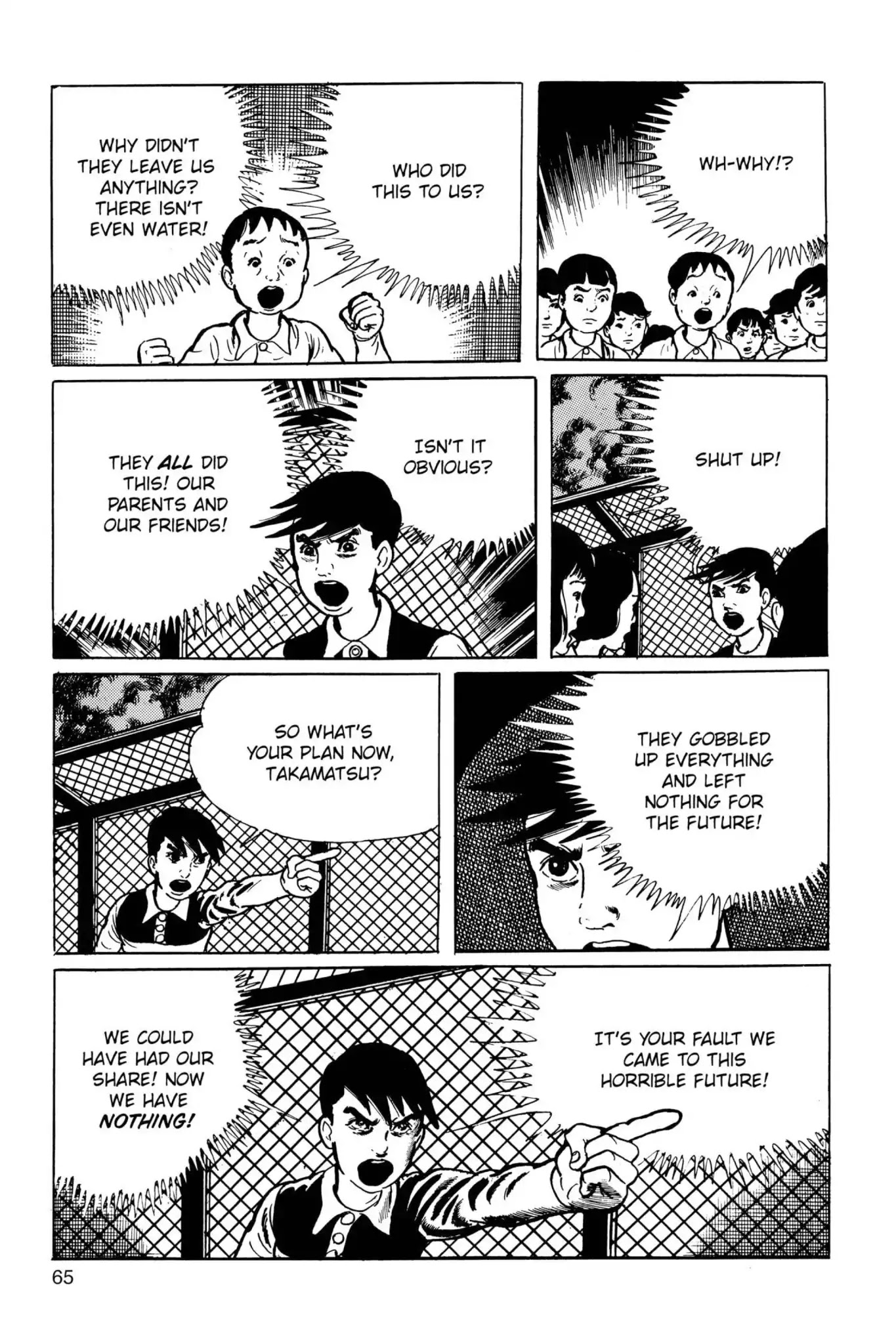 Drifting Classroom Chapter 34 page 66 - Chapter 34: The Web of Fear
