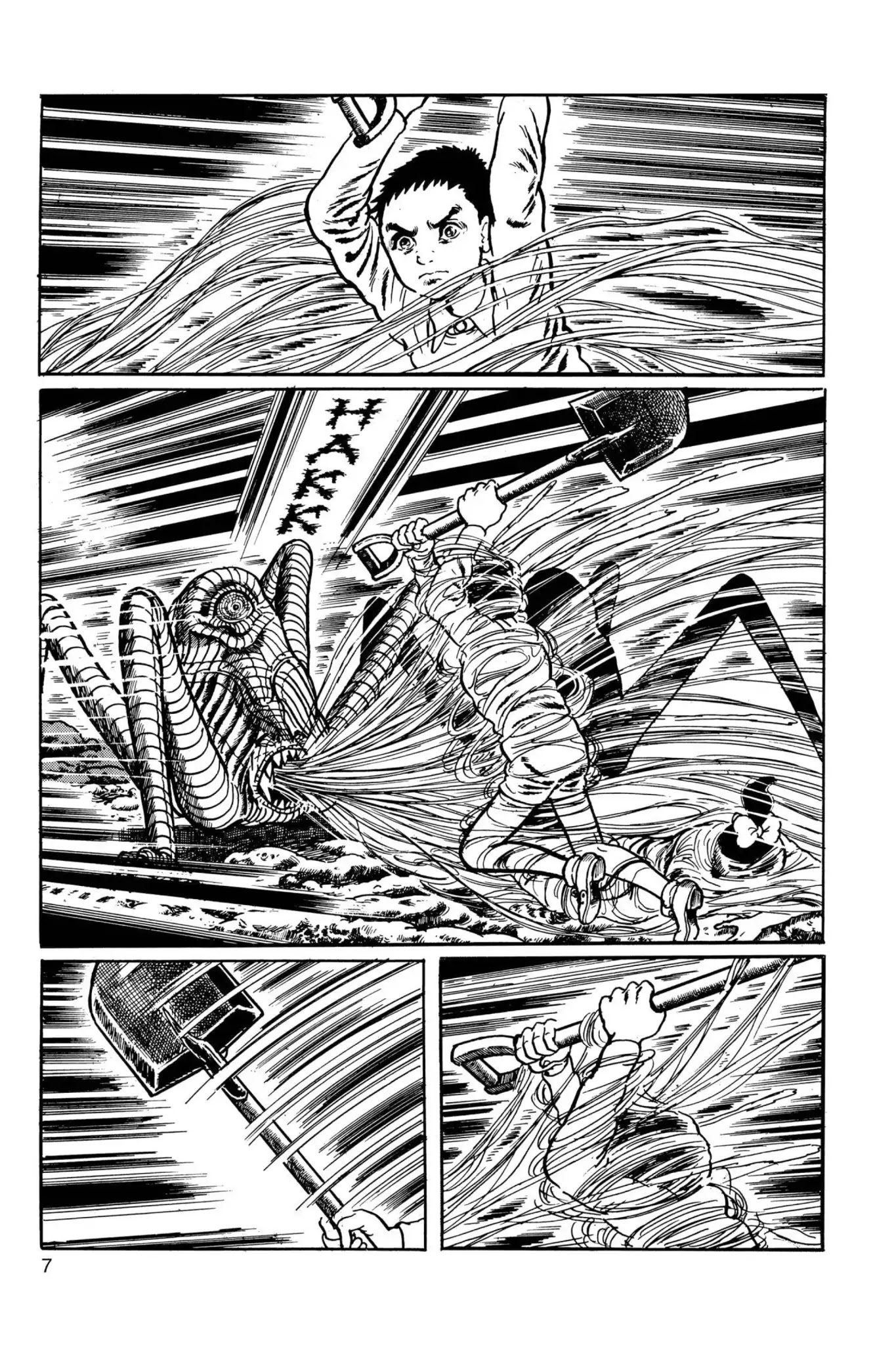 Drifting Classroom Chapter 34 page 8 - Chapter 34: The Web of Fear