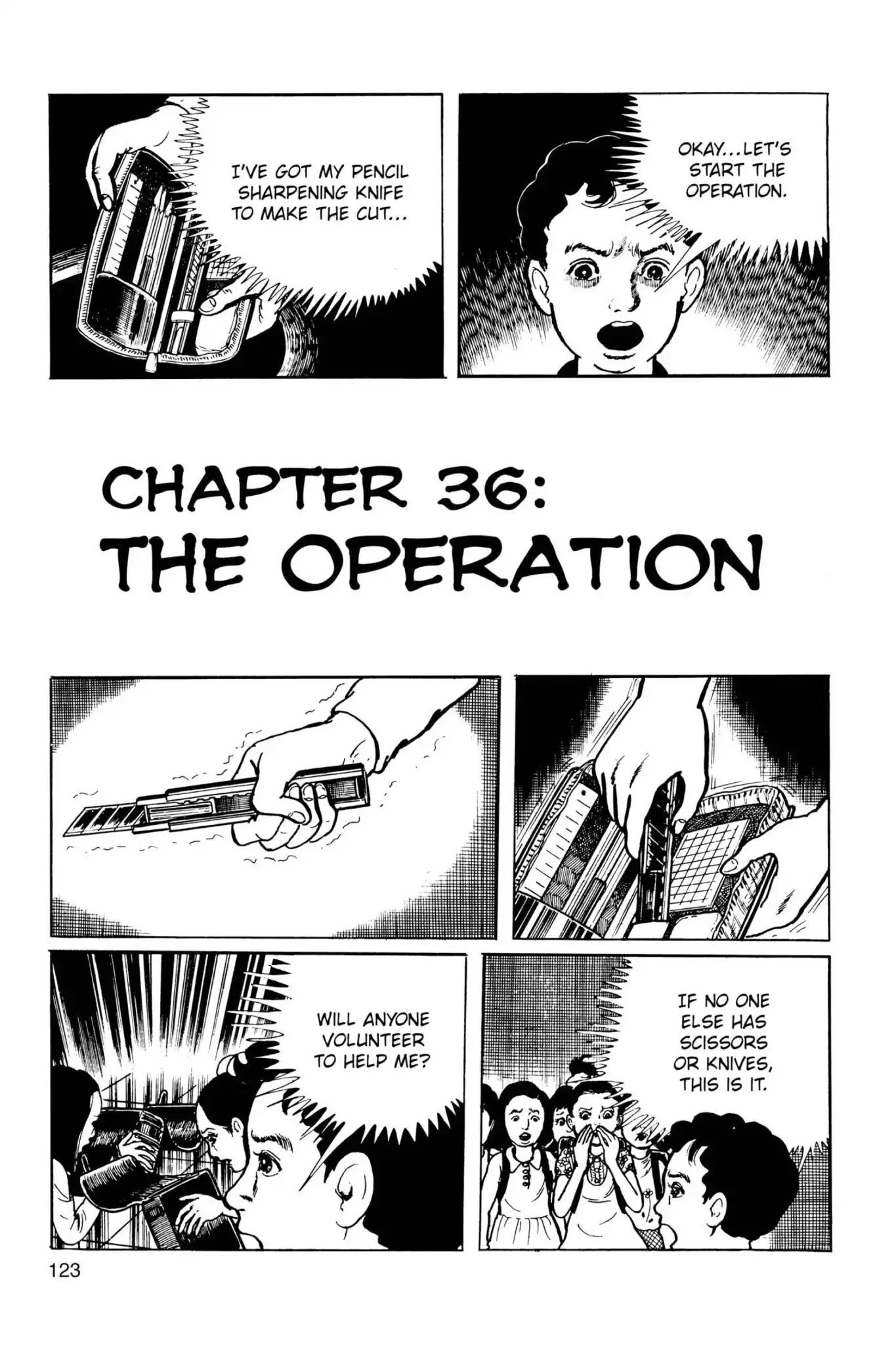 Drifting Classroom Chapter 36 page 1 - Chapter 36: The Operation
