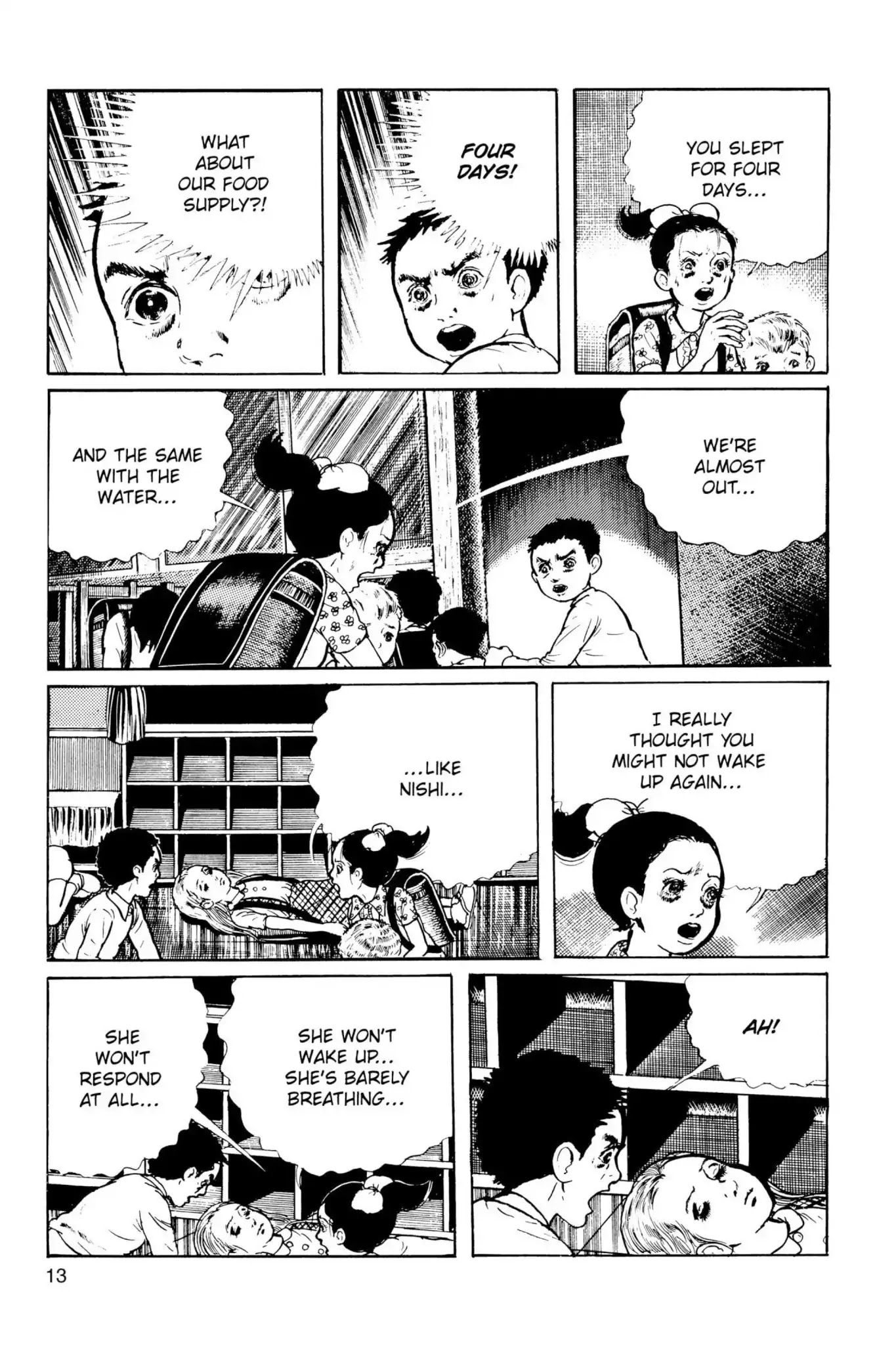 Drifting Classroom Chapter 37 page 14 - Chapter 37: The Dying Message
