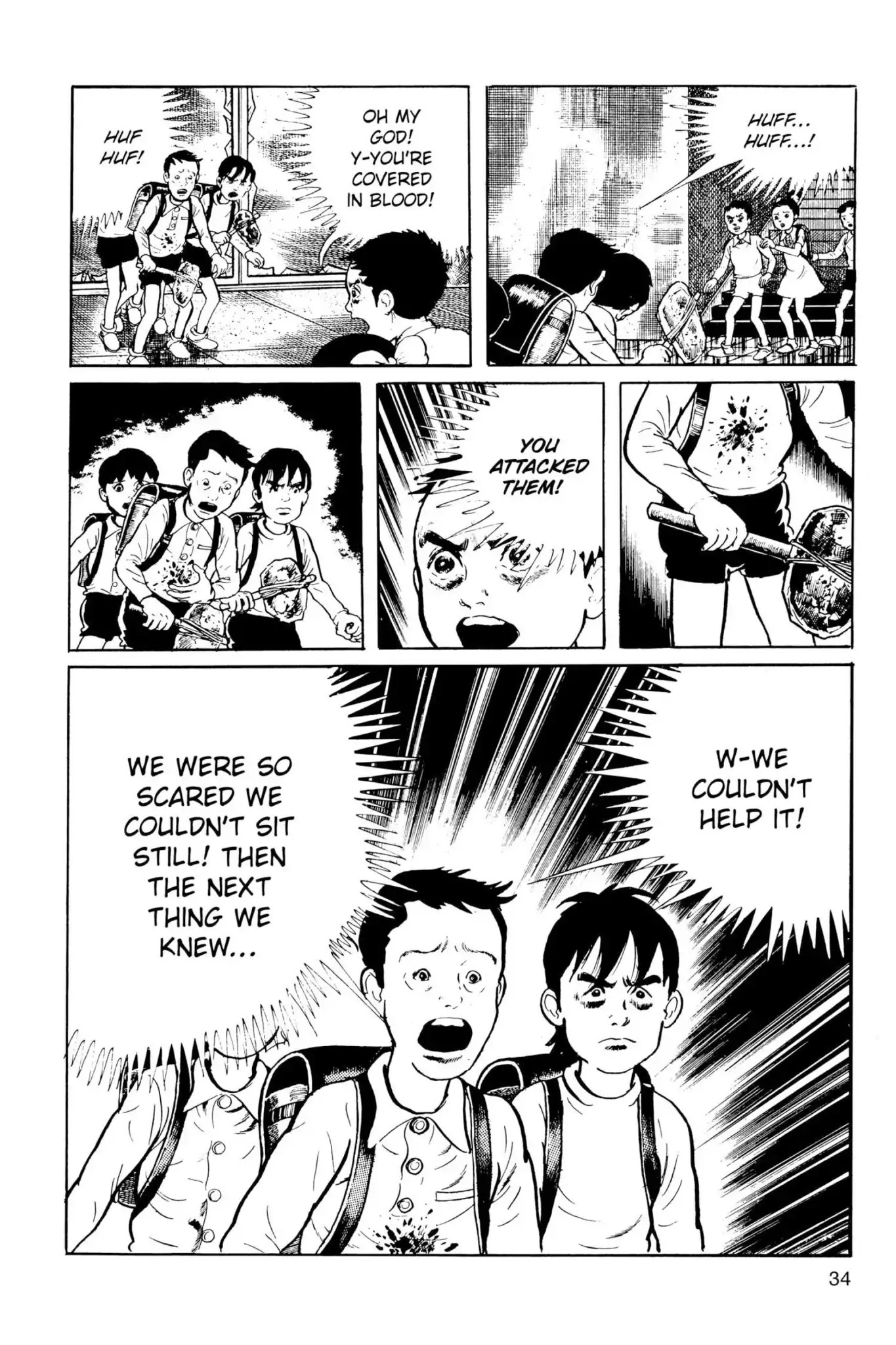 Drifting Classroom Chapter 37 page 35 - Chapter 37: The Dying Message