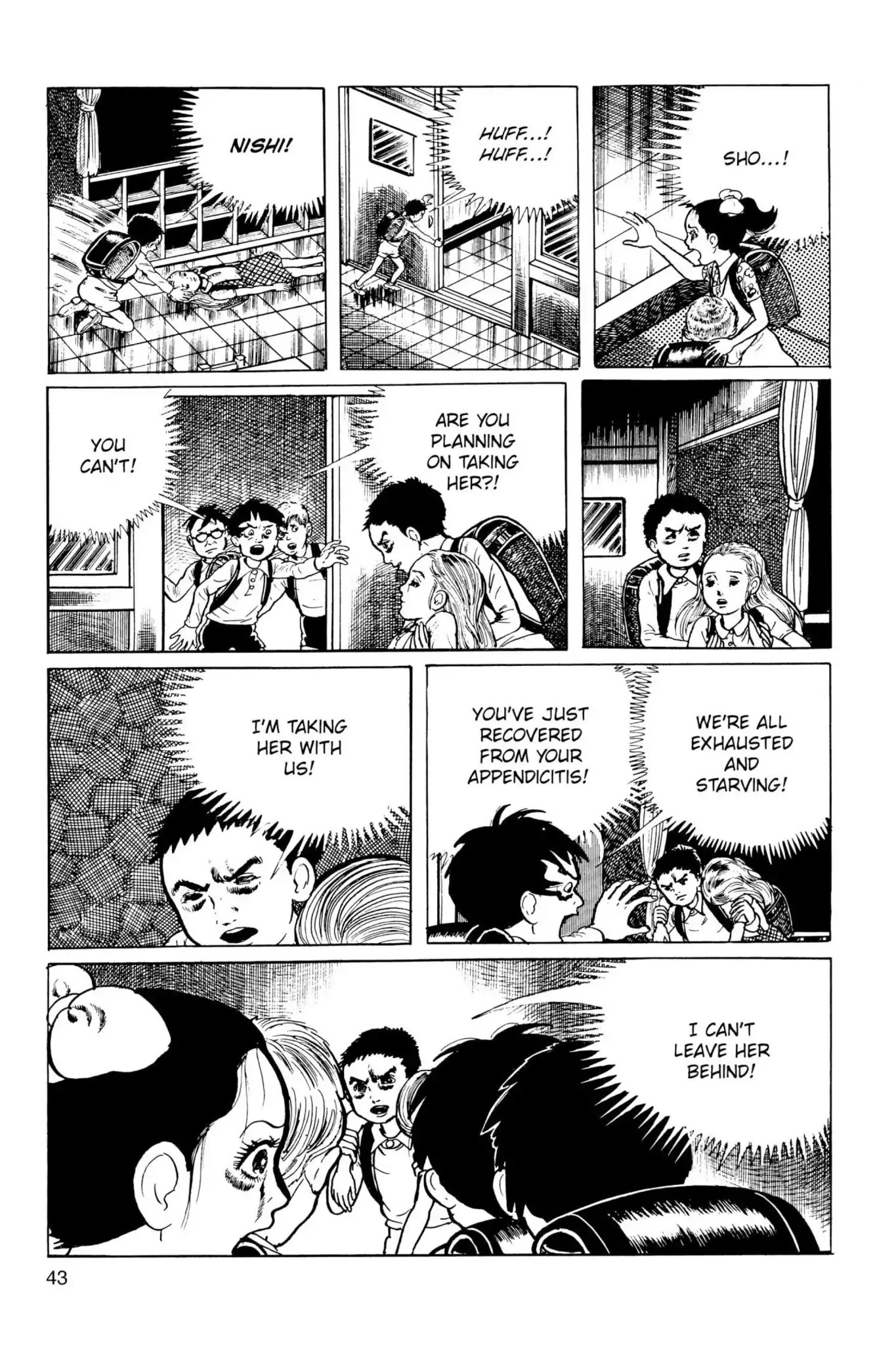 Drifting Classroom Chapter 37 page 44 - Chapter 37: The Dying Message