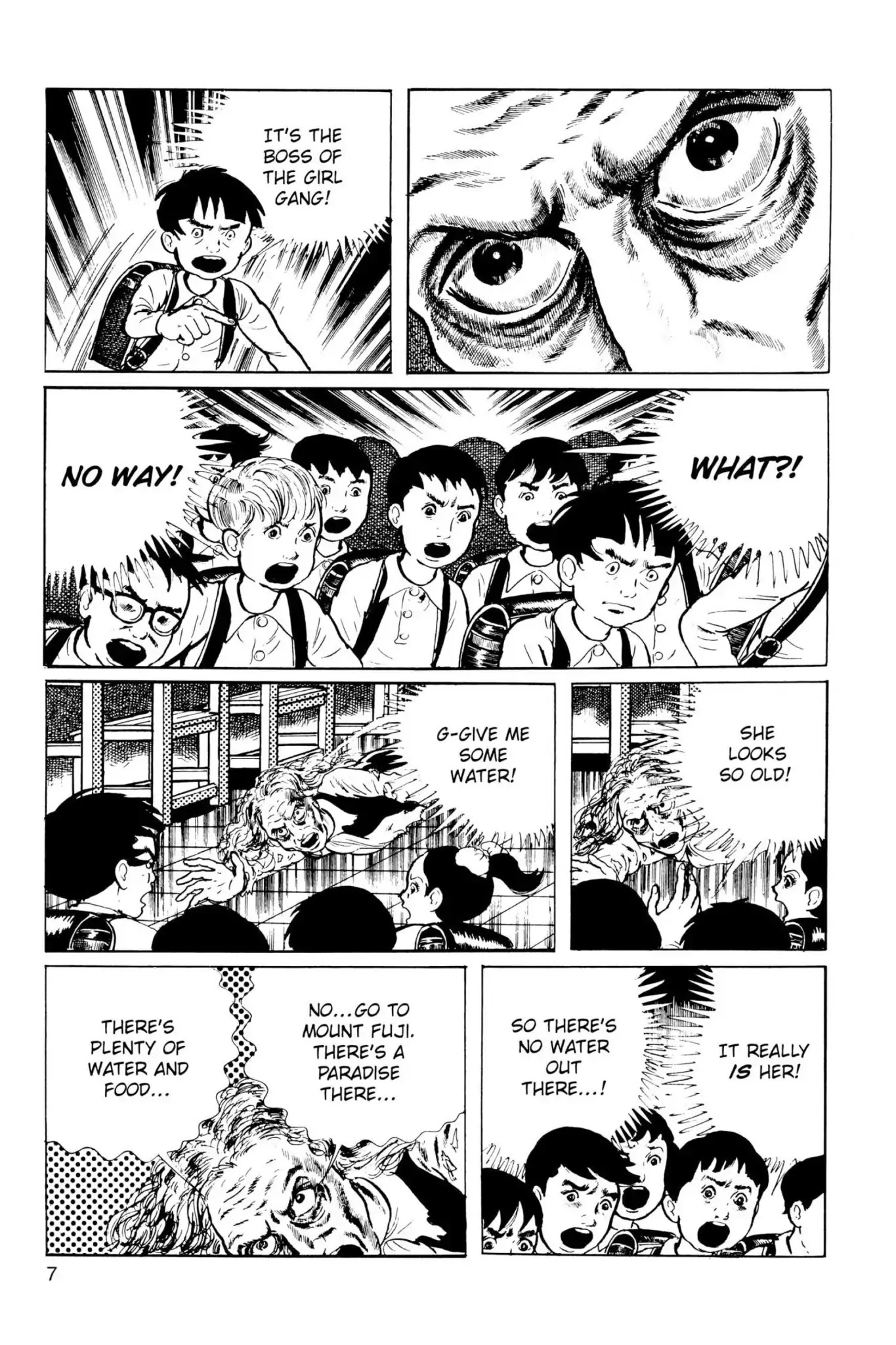 Drifting Classroom Chapter 37 page 8 - Chapter 37: The Dying Message