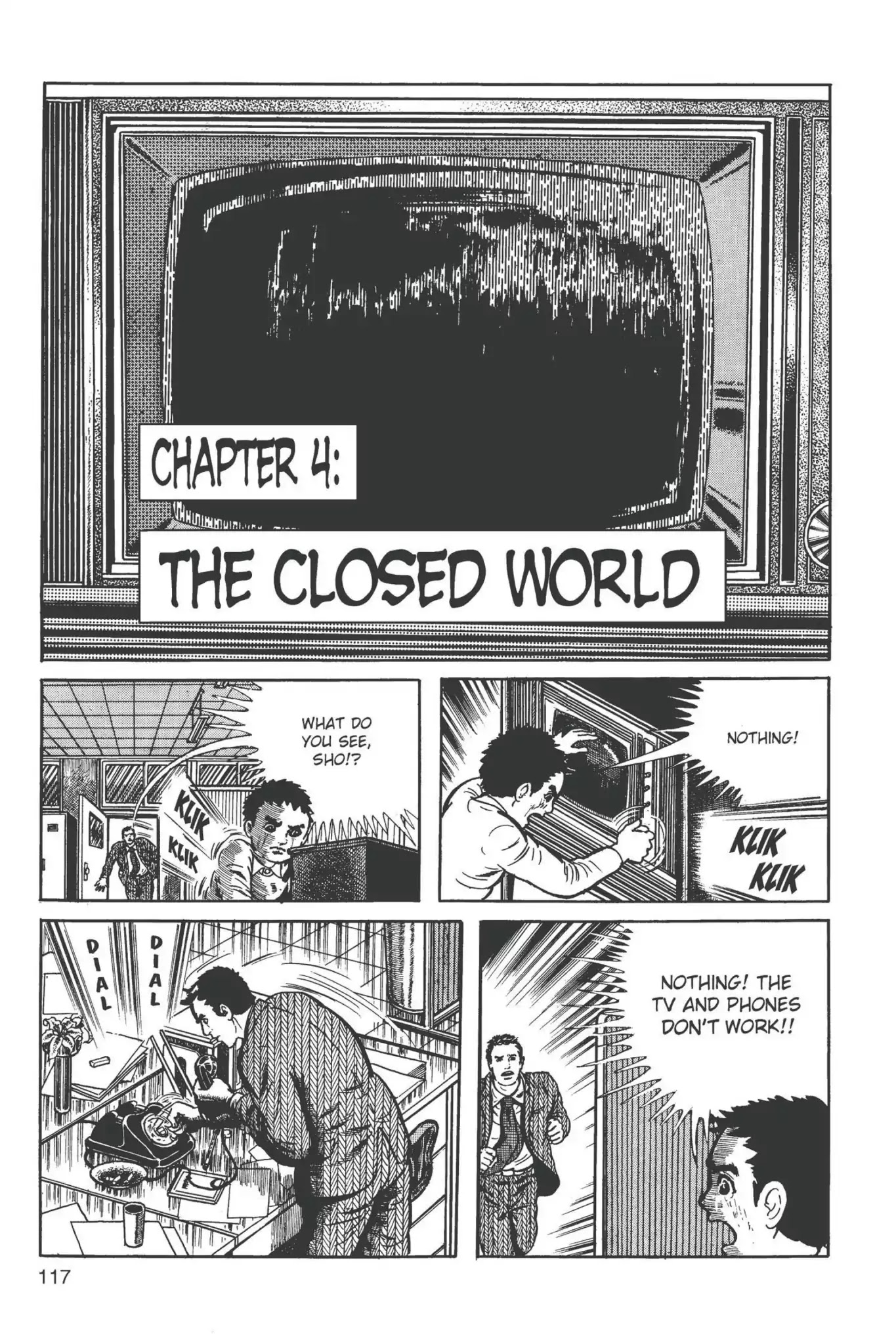 Drifting Classroom Chapter 4 page 1 - Chapter 4: The Closed World
