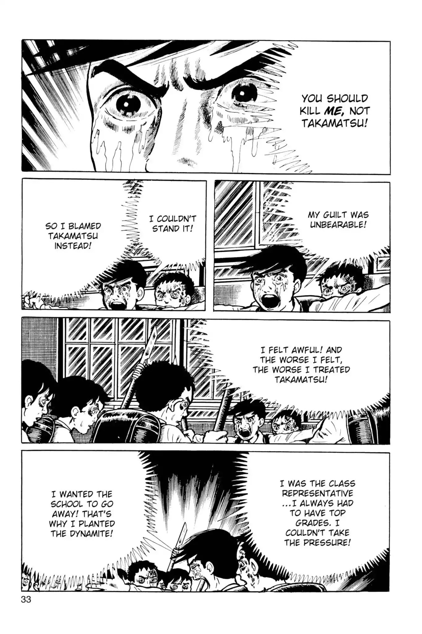 Drifting Classroom Chapter 41 page 34 - Chapter 41: The Confession