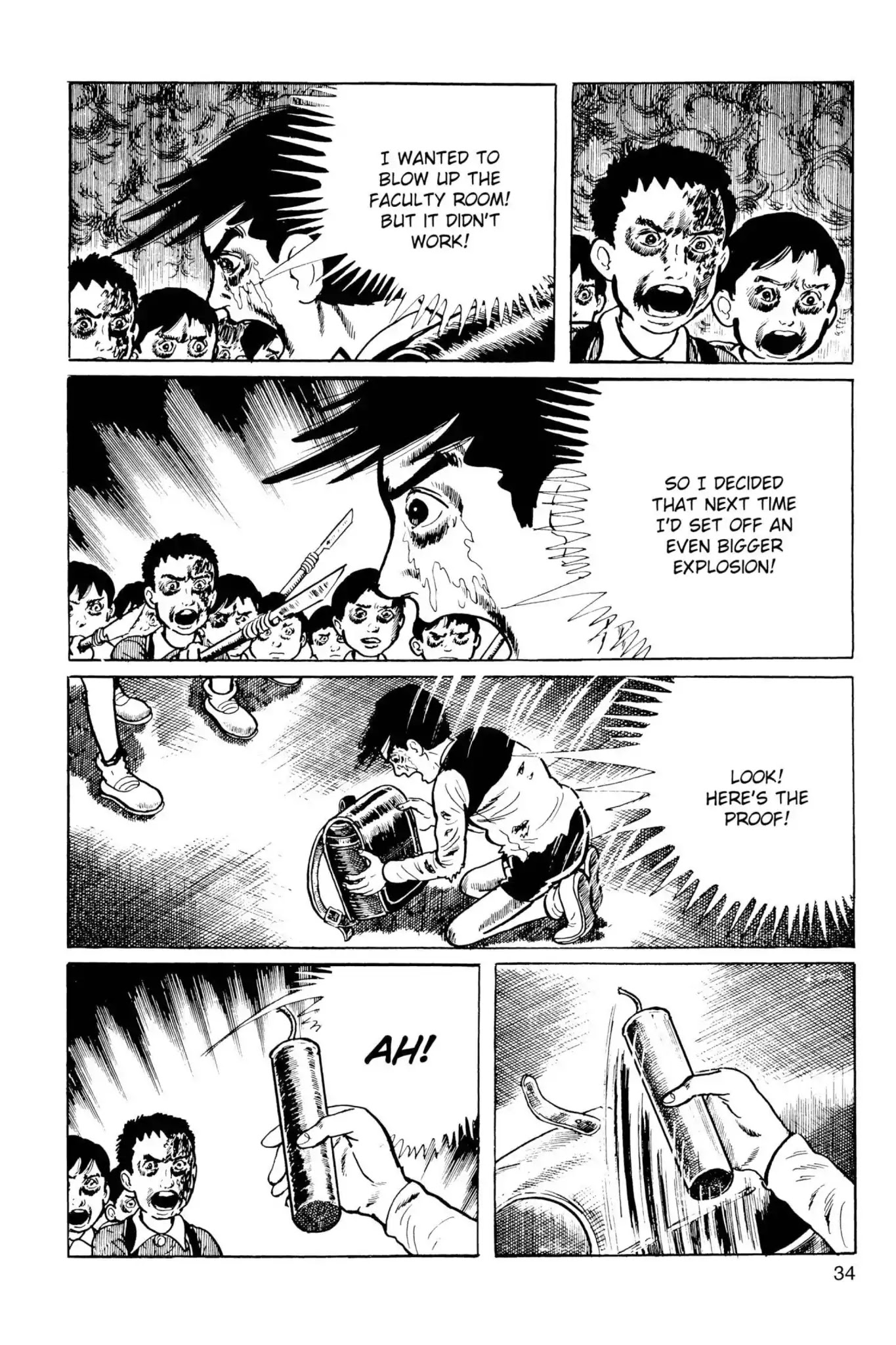 Drifting Classroom Chapter 41 page 35 - Chapter 41: The Confession