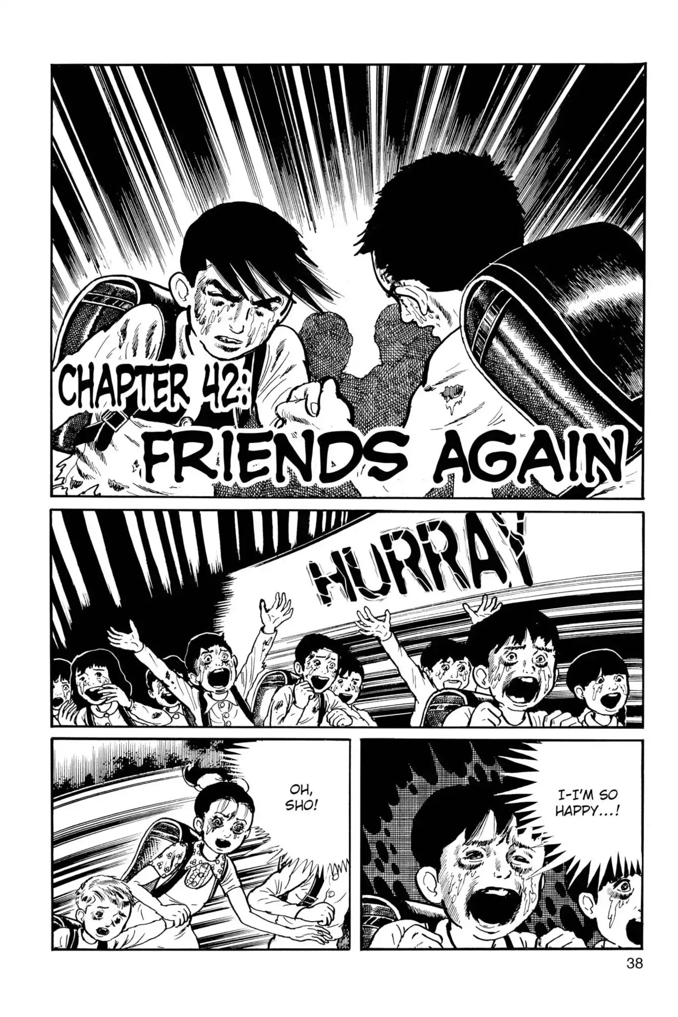 Drifting Classroom Chapter 42 page 1 - Chapter 42: Friends Again