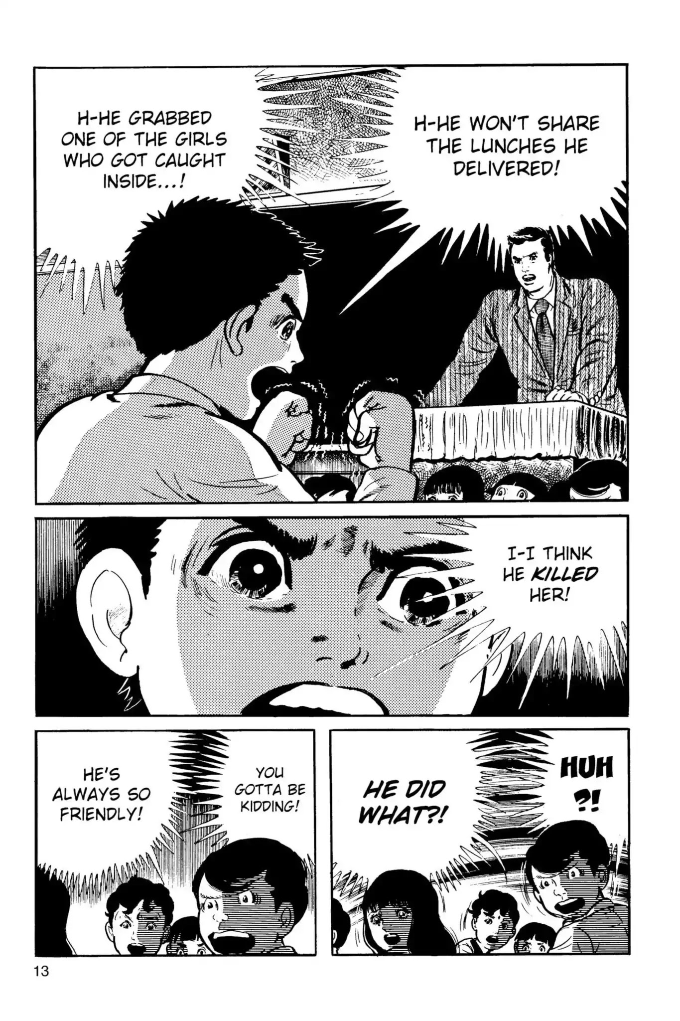 Drifting Classroom Chapter 5 page 13 - Chapter 5: Rage for Bread