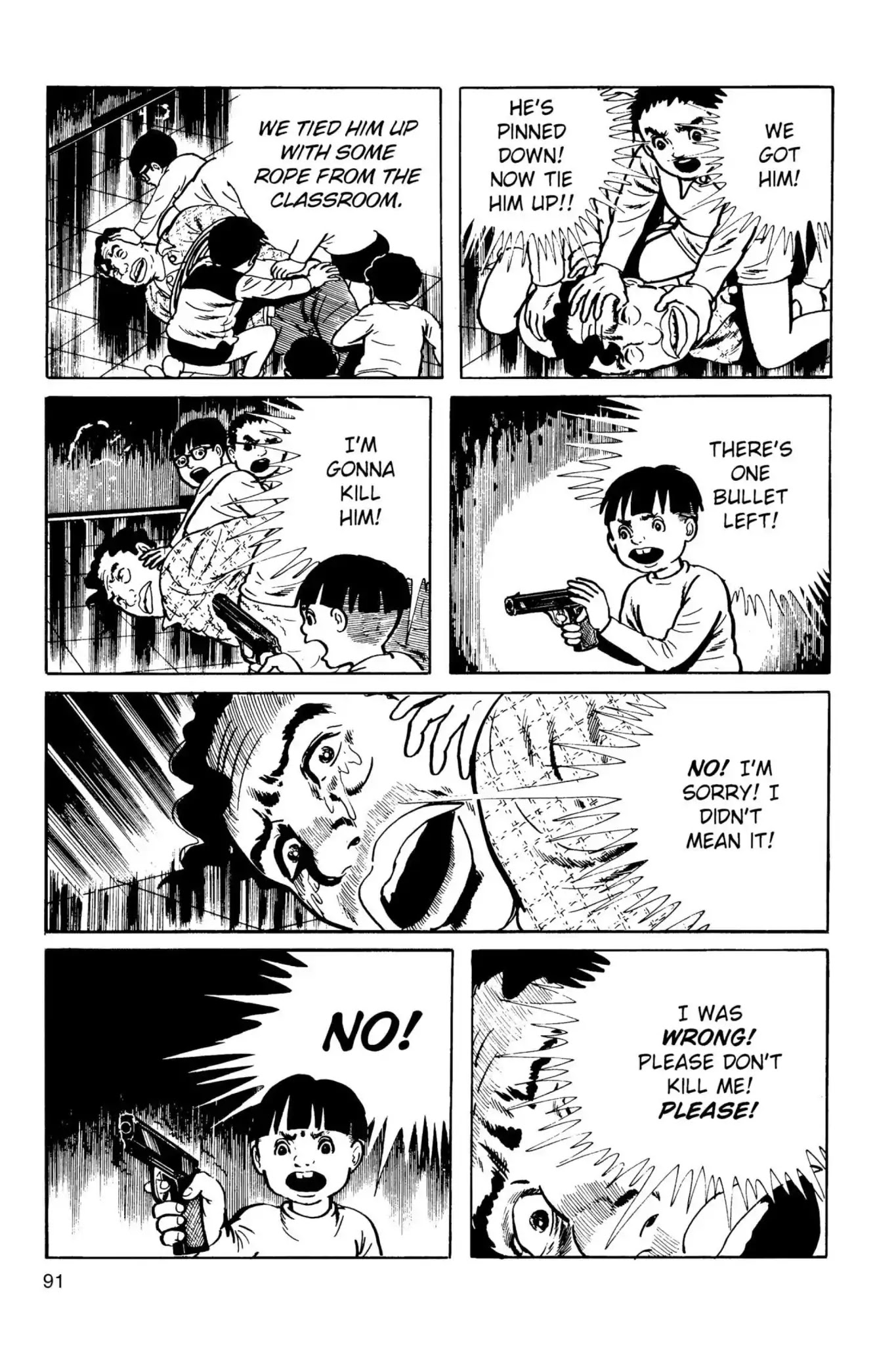 Drifting Classroom Chapter 6 page 42 - Chapter 6: The Battle of the 6th Graders