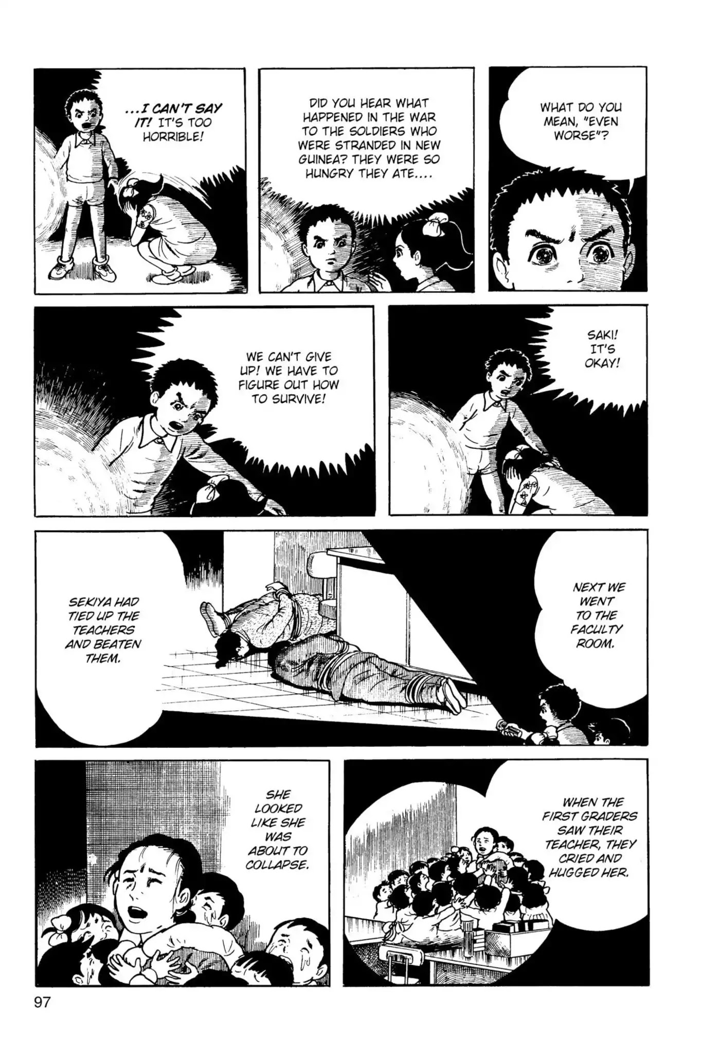 Drifting Classroom Chapter 6 page 48 - Chapter 6: The Battle of the 6th Graders