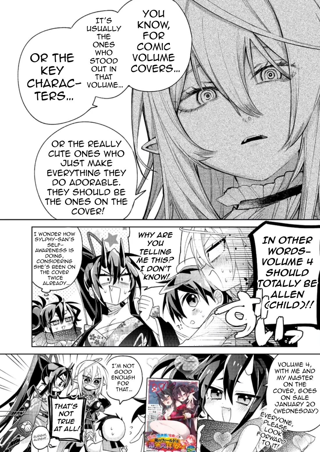 Due to Their Appreciation and Expectations, I Can't Exploit My Slaves Chapter 20.5 page 2 - Chapter 20.5: Volume 4 of the comic is now on sale!