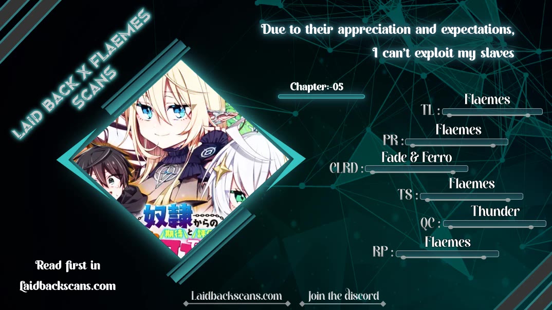 Due to Their Appreciation and Expectations, I Can't Exploit My Slaves Chapter 5 page 1 - Chapter 5