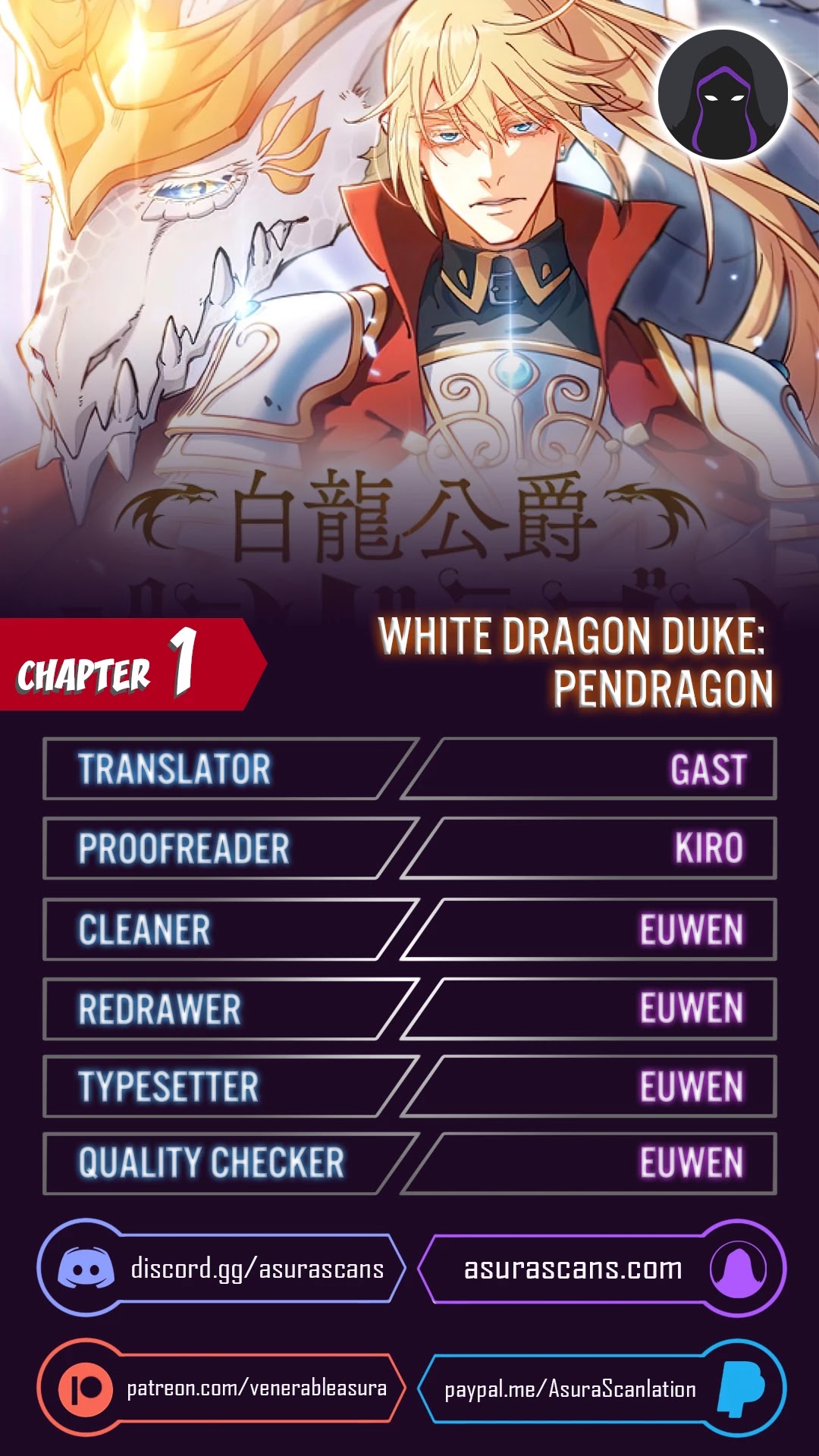 Duke Pendragon Chapter 1 page 1 - Chapter 1