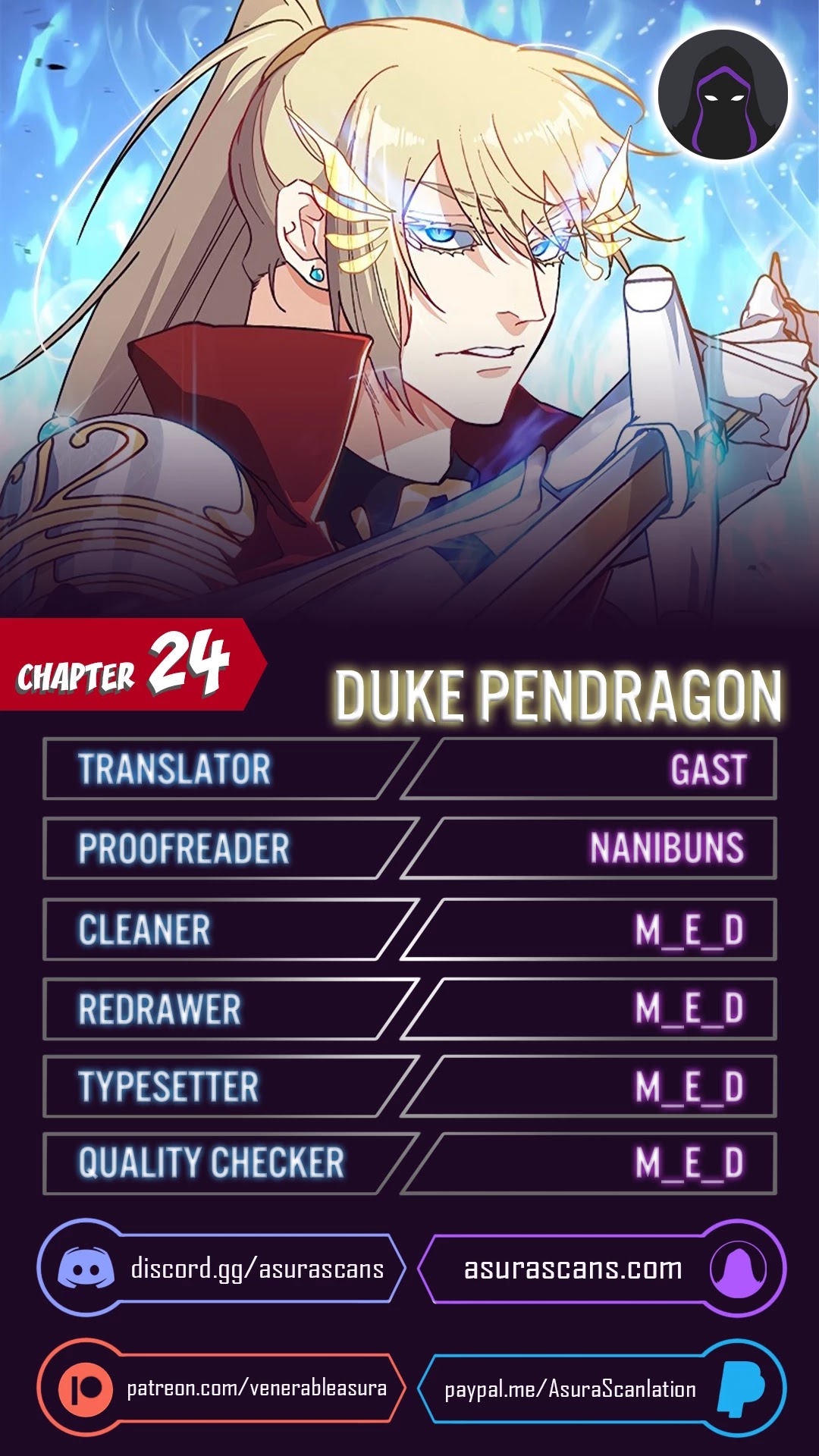 Duke Pendragon Chapter 24 page 1 - Chapter 24