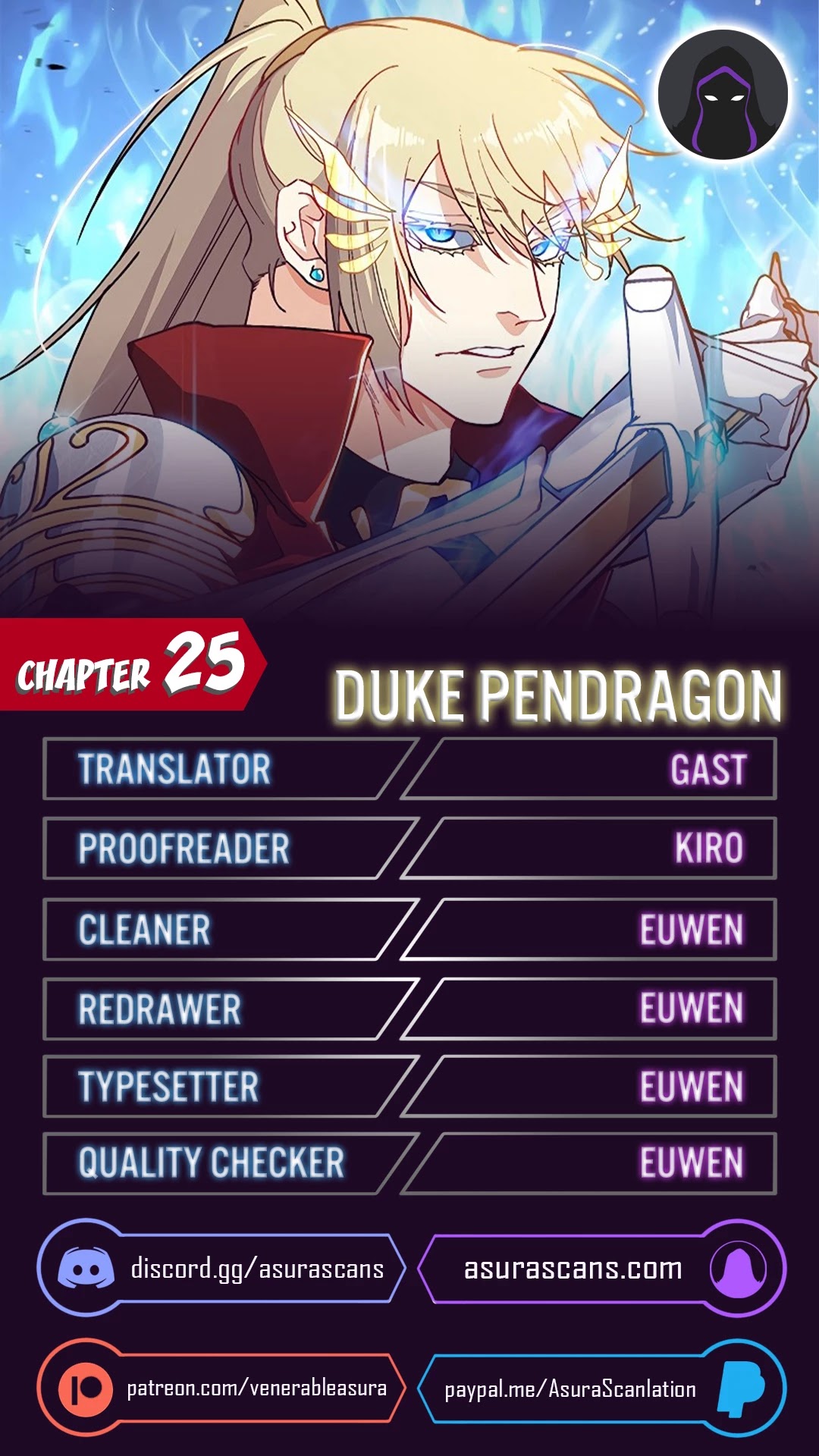 Duke Pendragon Chapter 25 page 1 - Chapter 25