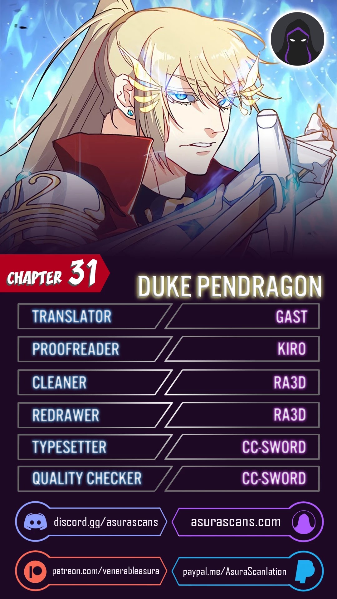 Duke Pendragon Chapter 31 page 1 - Chapter 31