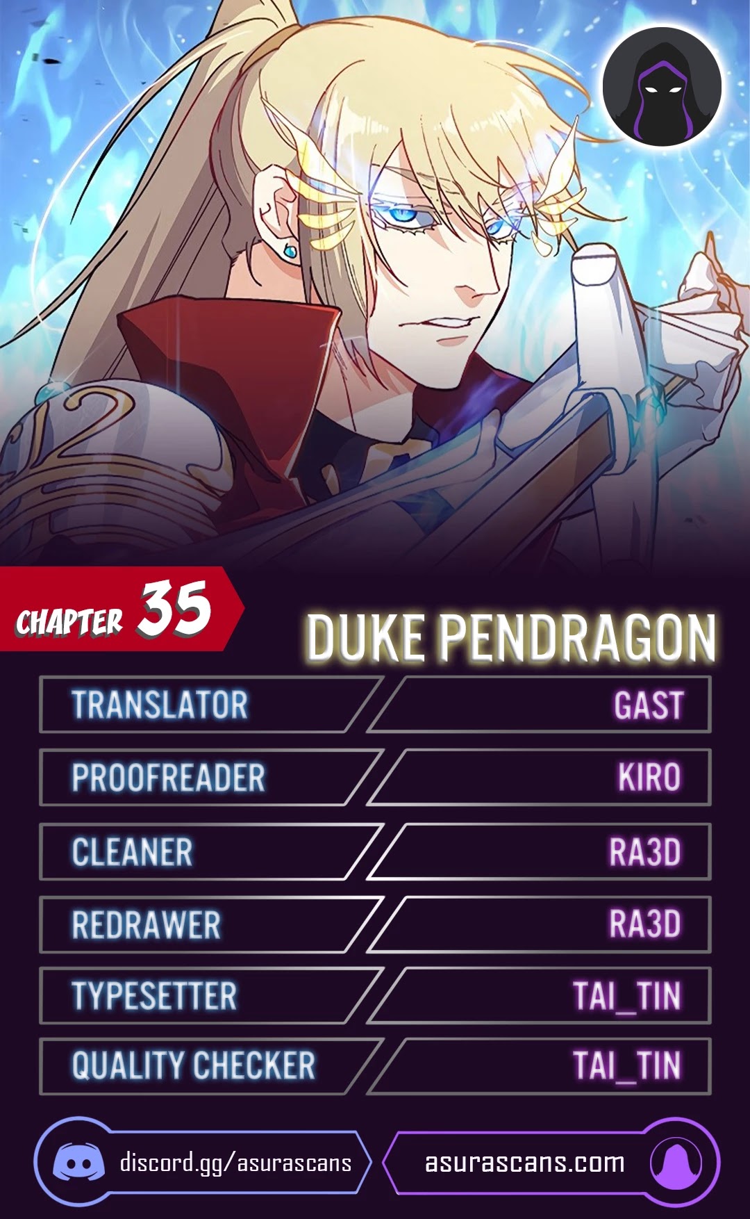 Duke Pendragon Chapter 35 page 1 - Chapter 35