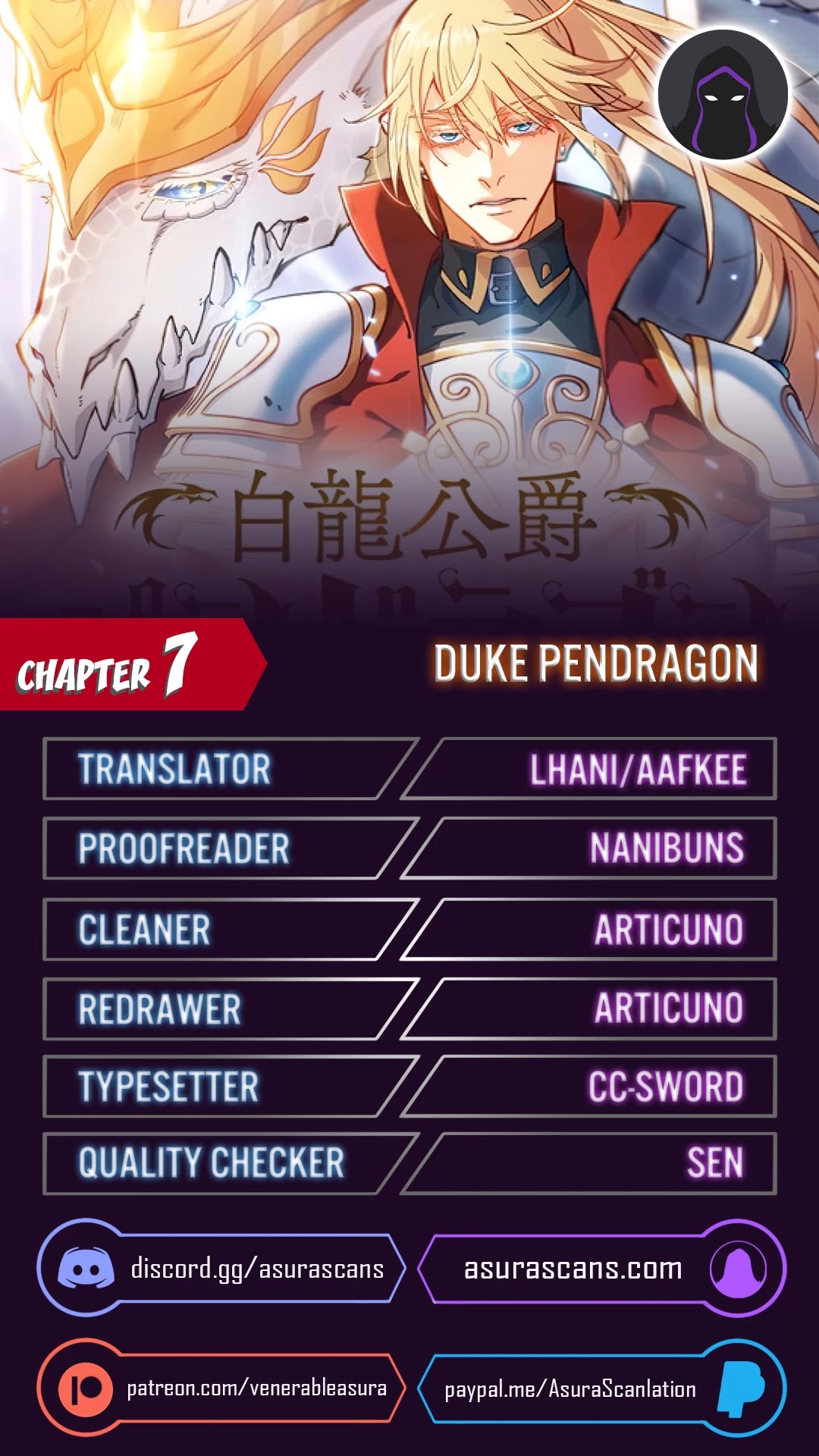 Duke Pendragon Chapter 7 page 1 - Chapter 7