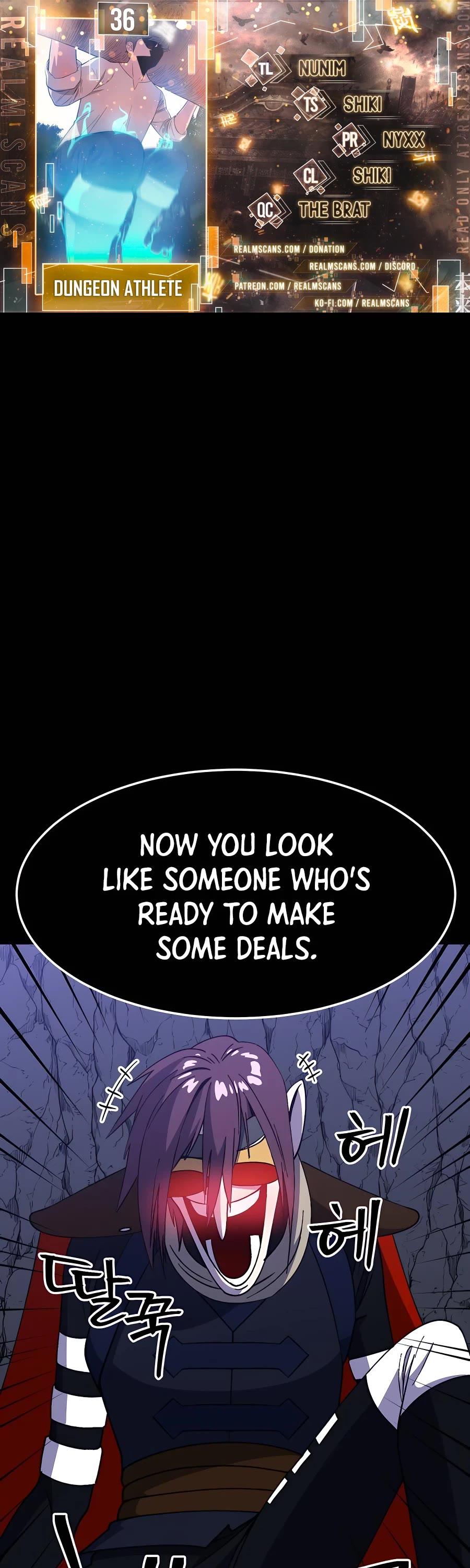 Dungeon Athlete Chapter 36 page 1 - Chapter 36