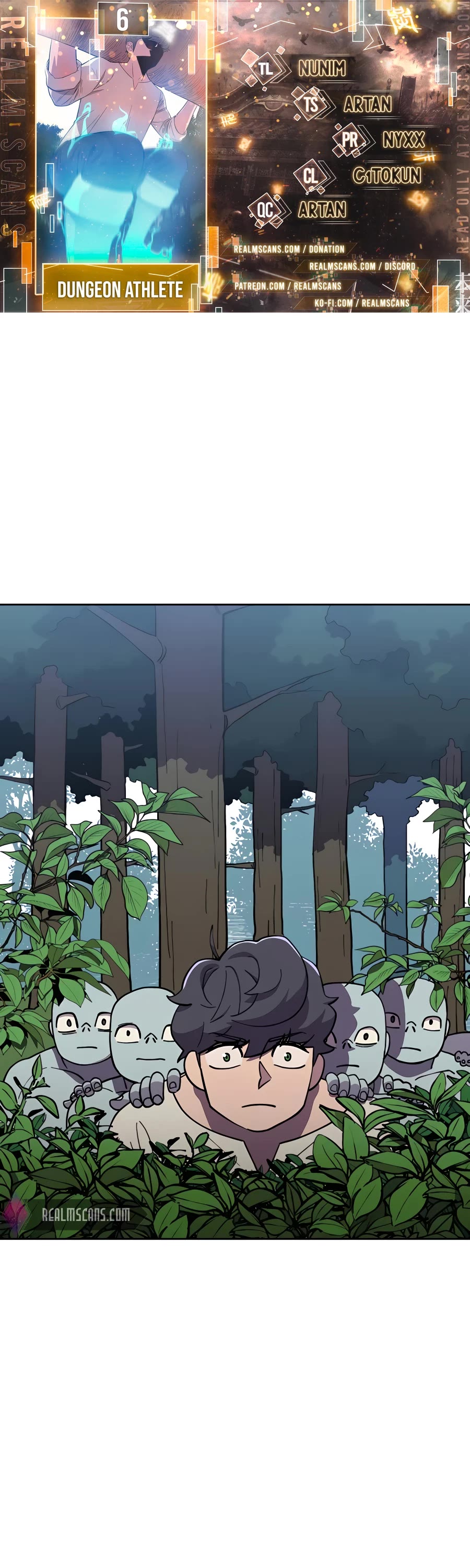 Dungeon Athlete Chapter 6 page 1 - Chapter 6