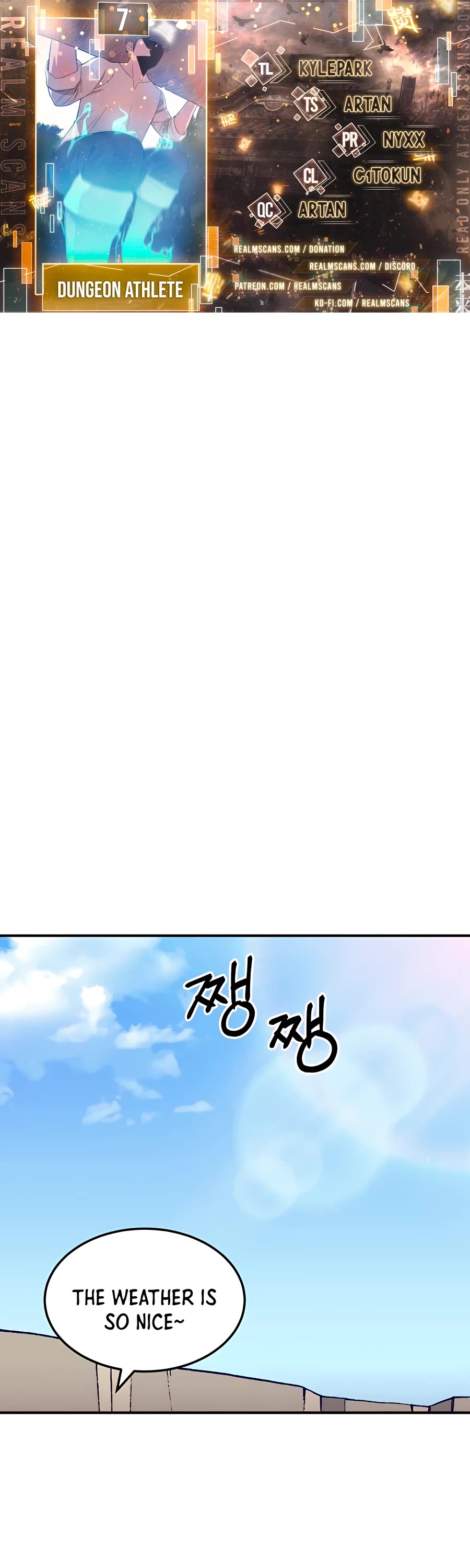 Dungeon Athlete Chapter 7 page 1 - Chapter 7