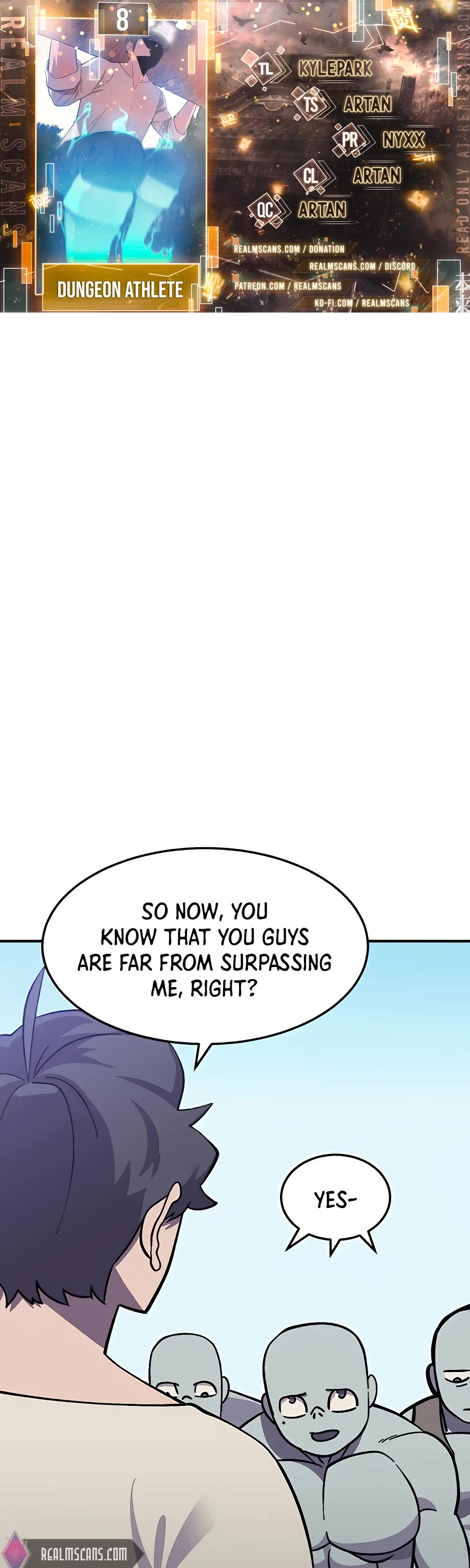 Dungeon Athlete Chapter 8 page 1 - Chapter 8