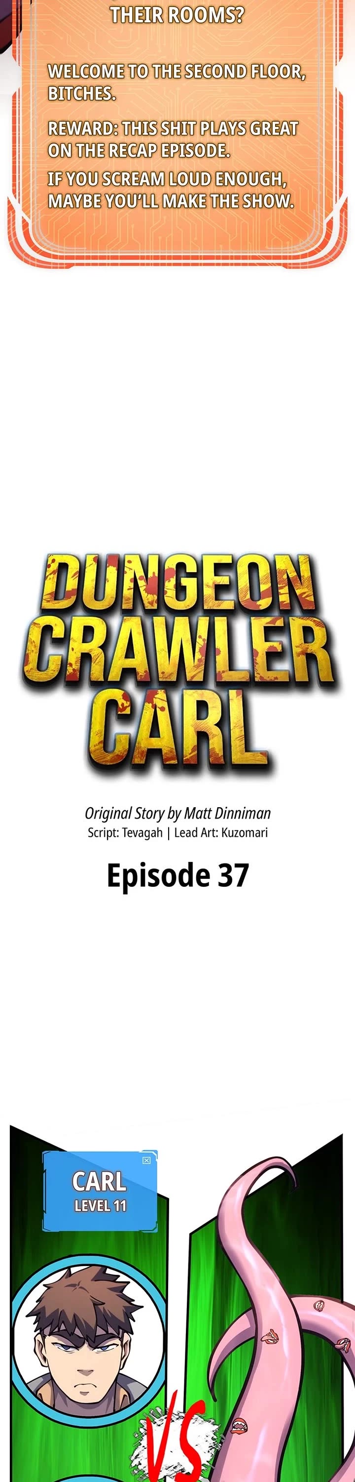 Dungeon Crawler Carl Chapter 37 page 2 - Chapter 37: (S2) Episode 37