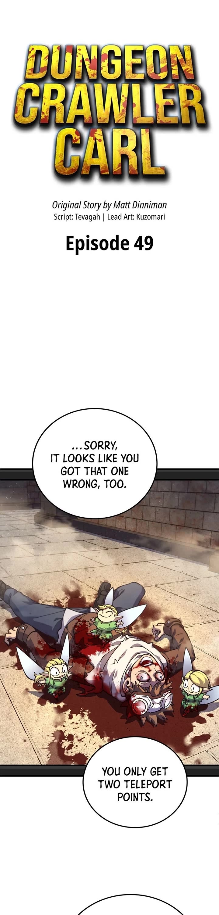 Dungeon Crawler Carl Chapter 49 page 3 - Chapter 49: (S2) Episode 49