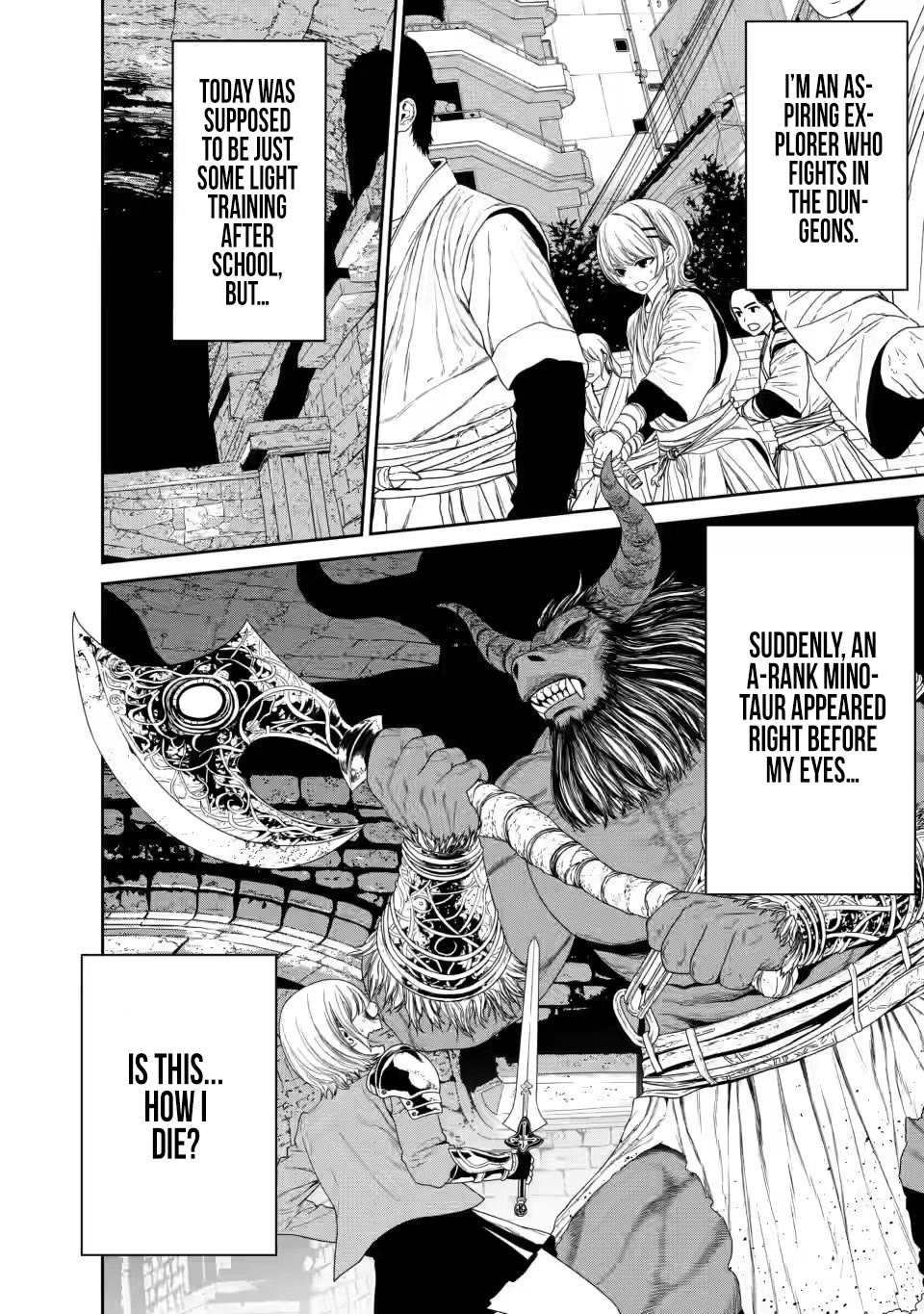 Dungeon de Tatakaitsuzukete 20-nen no Doutei Yuusha, Chijou ni Modottara Danjoubi 1:1000 no Sekai Datta Chapter 1 page 4 - Chapter 1