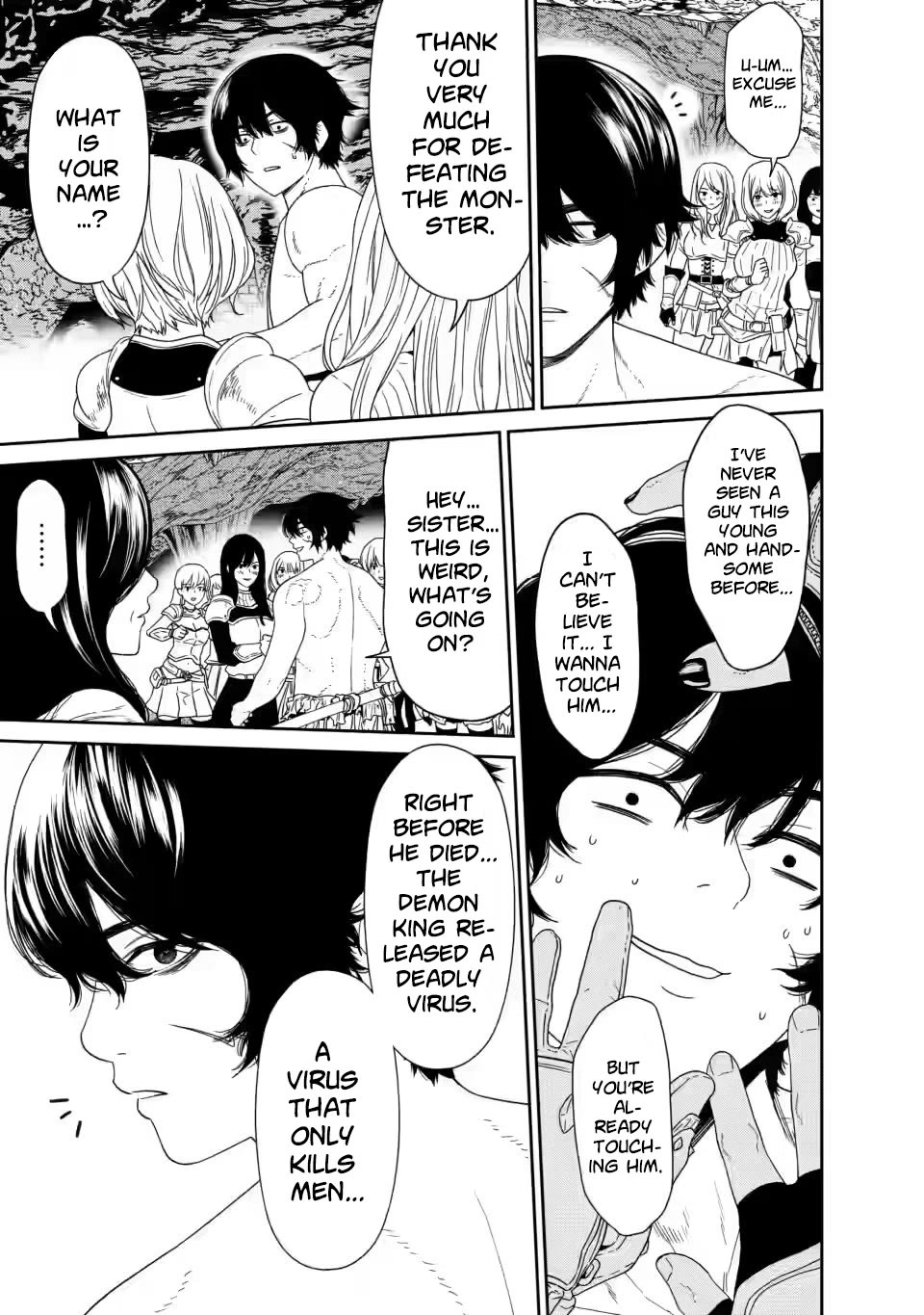 Dungeon de Tatakaitsuzukete 20-nen no Doutei Yuusha, Chijou ni Modottara Danjoubi 1:1000 no Sekai Datta Chapter 1 page 42 - Chapter 1