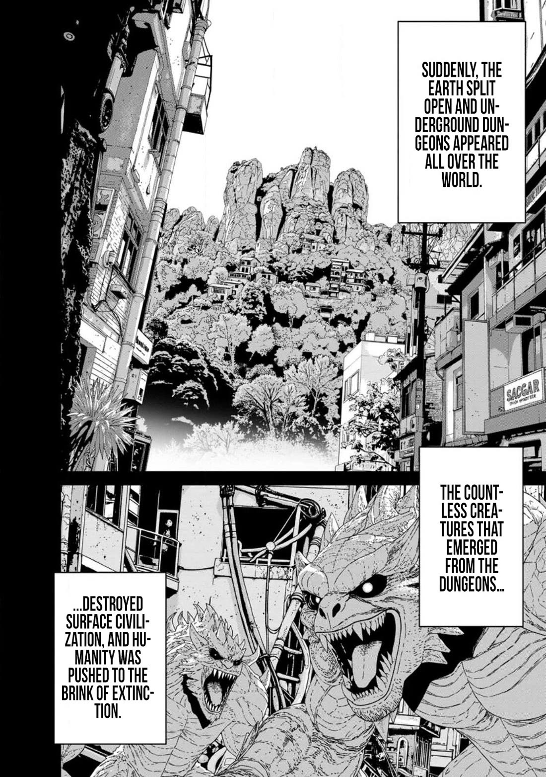 Dungeon de Tatakaitsuzukete 20-nen no Doutei Yuusha, Chijou ni Modottara Danjoubi 1:1000 no Sekai Datta Chapter 2 page 5 - Chapter 2
