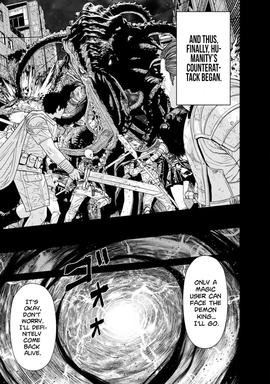 Dungeon de Tatakaitsuzukete 20-nen no Doutei Yuusha, Chijou ni Modottara Danjoubi 1:1000 no Sekai Datta Chapter 2 page 8 - Chapter 2