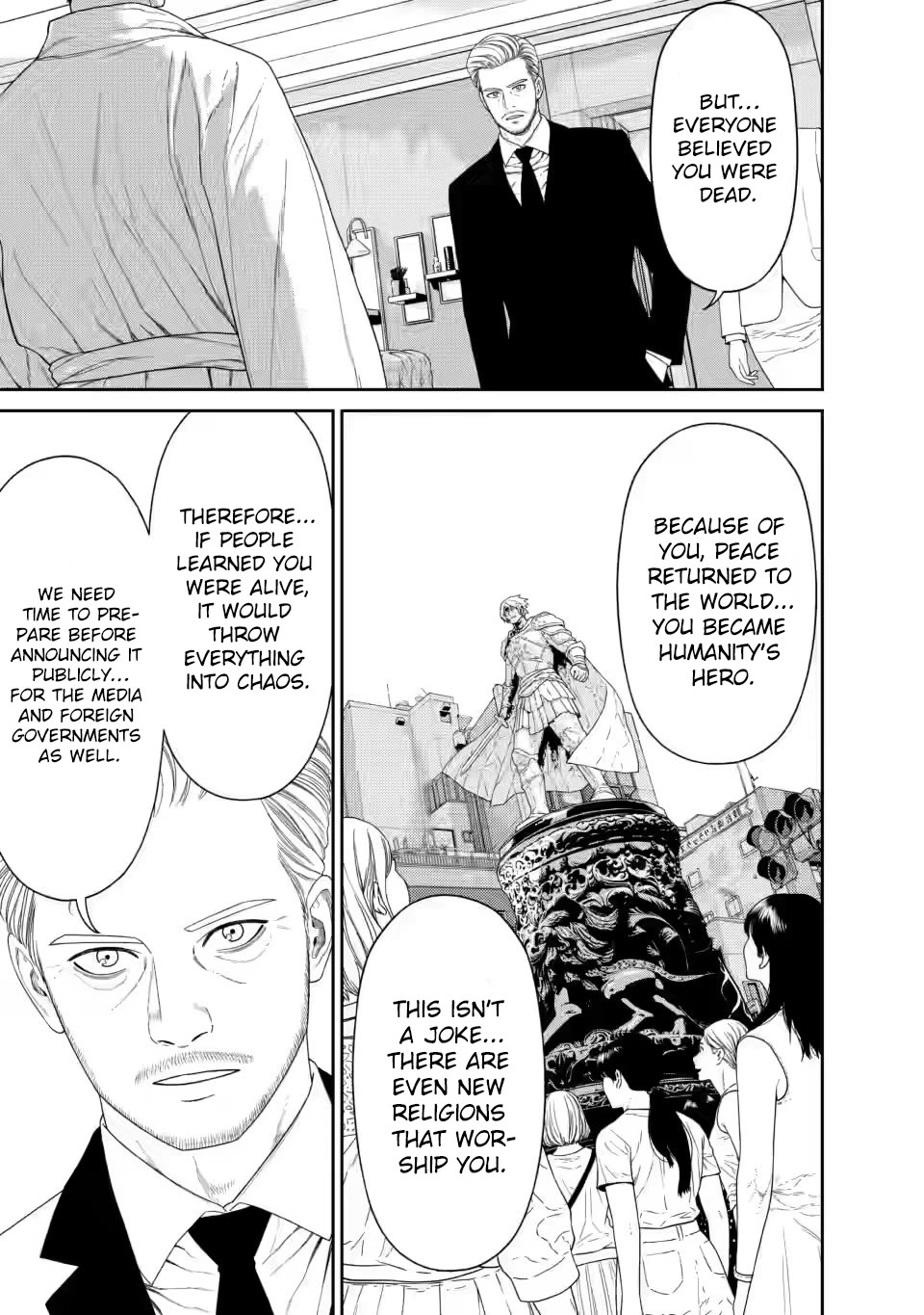 Dungeon de Tatakaitsuzukete 20-nen no Doutei Yuusha, Chijou ni Modottara Danjoubi 1:1000 no Sekai Datta Chapter 3 page 15 - Chapter 3
