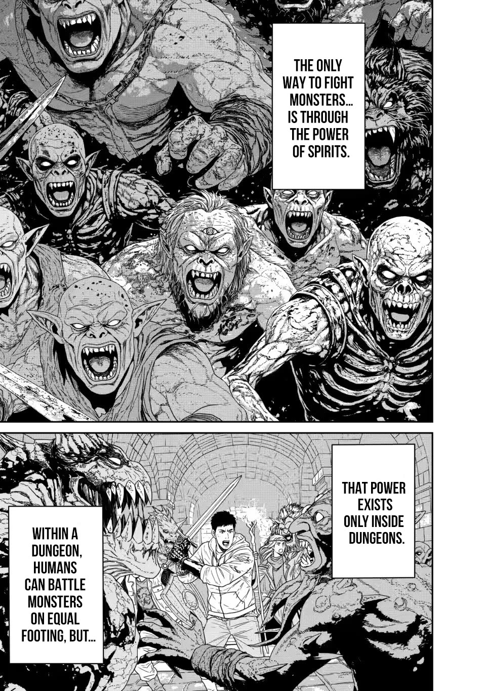 Dungeon de Tatakaitsuzukete 20-nen no Doutei Yuusha, Chijou ni Modottara Danjoubi 1:1000 no Sekai Datta Chapter 4 page 2 - Chapter 4