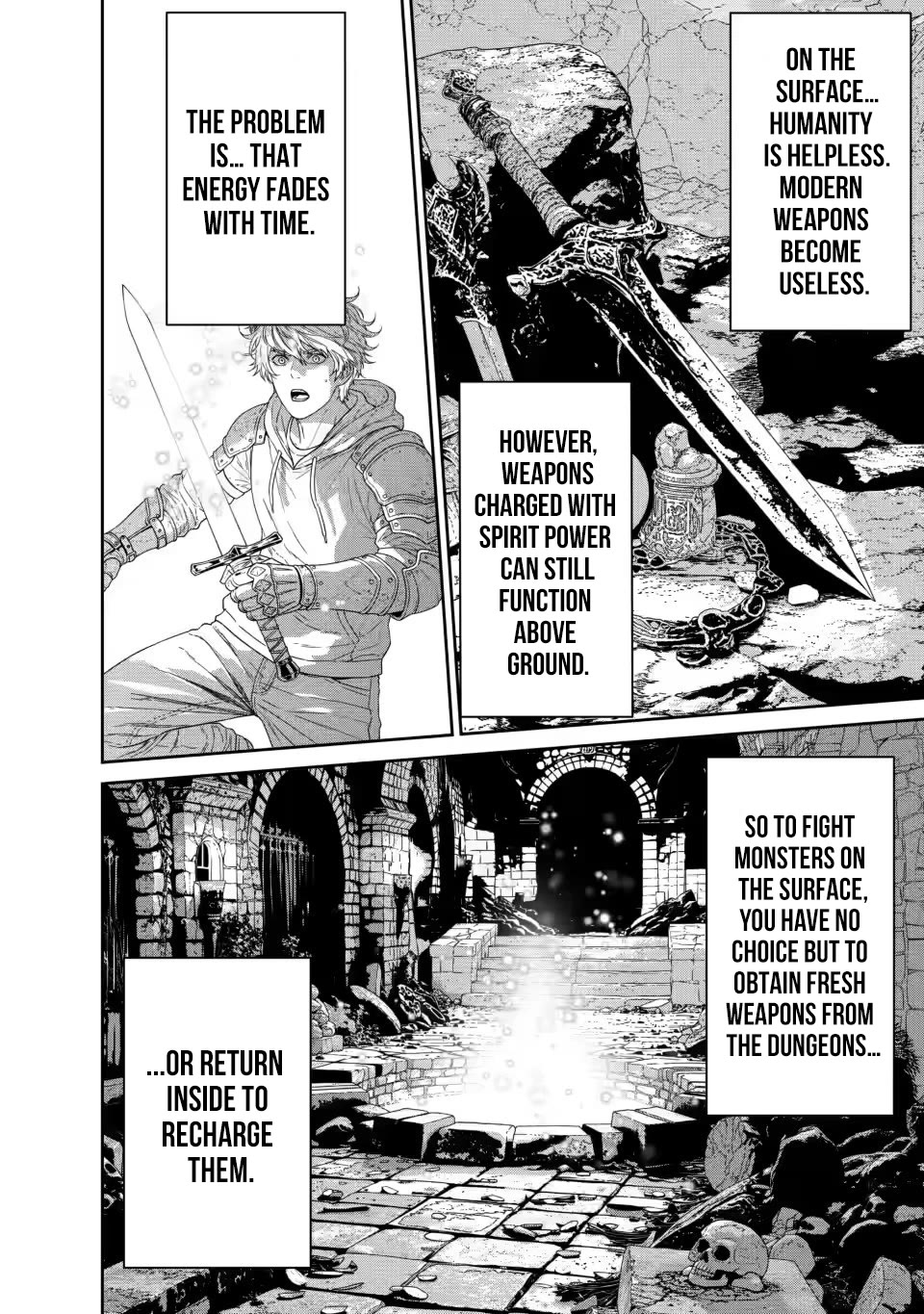 Dungeon de Tatakaitsuzukete 20-nen no Doutei Yuusha, Chijou ni Modottara Danjoubi 1:1000 no Sekai Datta Chapter 4 page 3 - Chapter 4