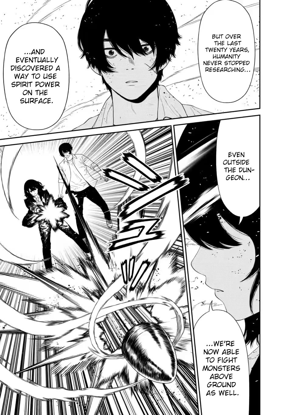 Dungeon de Tatakaitsuzukete 20-nen no Doutei Yuusha, Chijou ni Modottara Danjoubi 1:1000 no Sekai Datta Chapter 4 page 4 - Chapter 4
