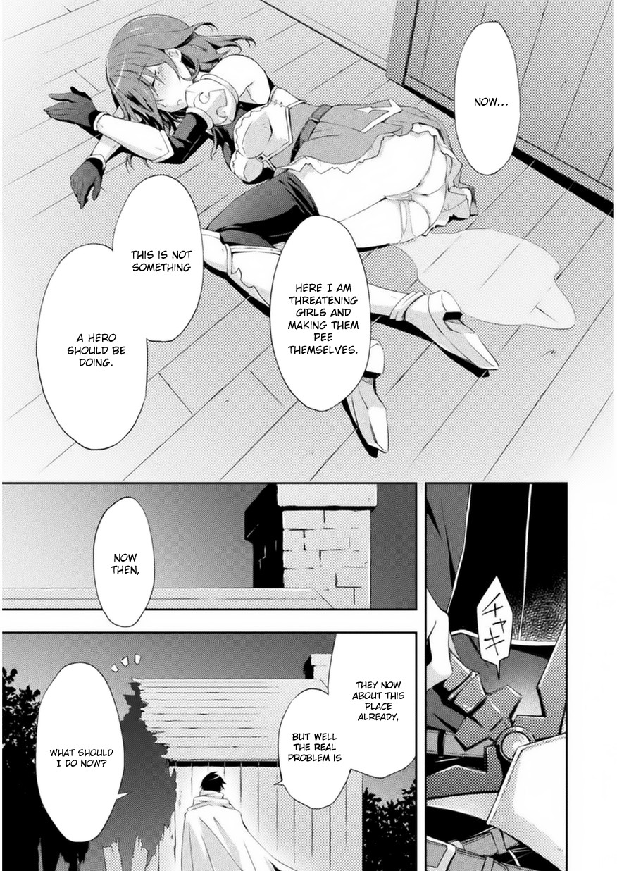 Dungeon Kurashi no Moto Yuusha Chapter 1 page 15 - Chapter 1: Stuck in the wall… a woman’s butt?