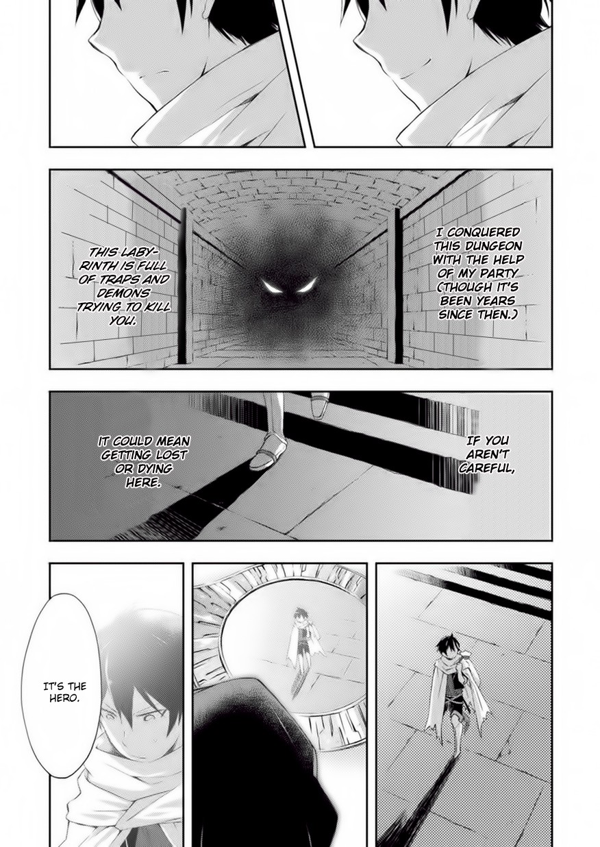 Dungeon Kurashi no Moto Yuusha Chapter 1 page 19 - Chapter 1: Stuck in the wall… a woman’s butt?