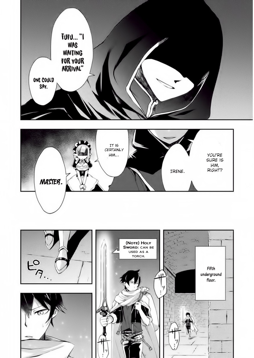 Dungeon Kurashi no Moto Yuusha Chapter 1 page 20 - Chapter 1: Stuck in the wall… a woman’s butt?