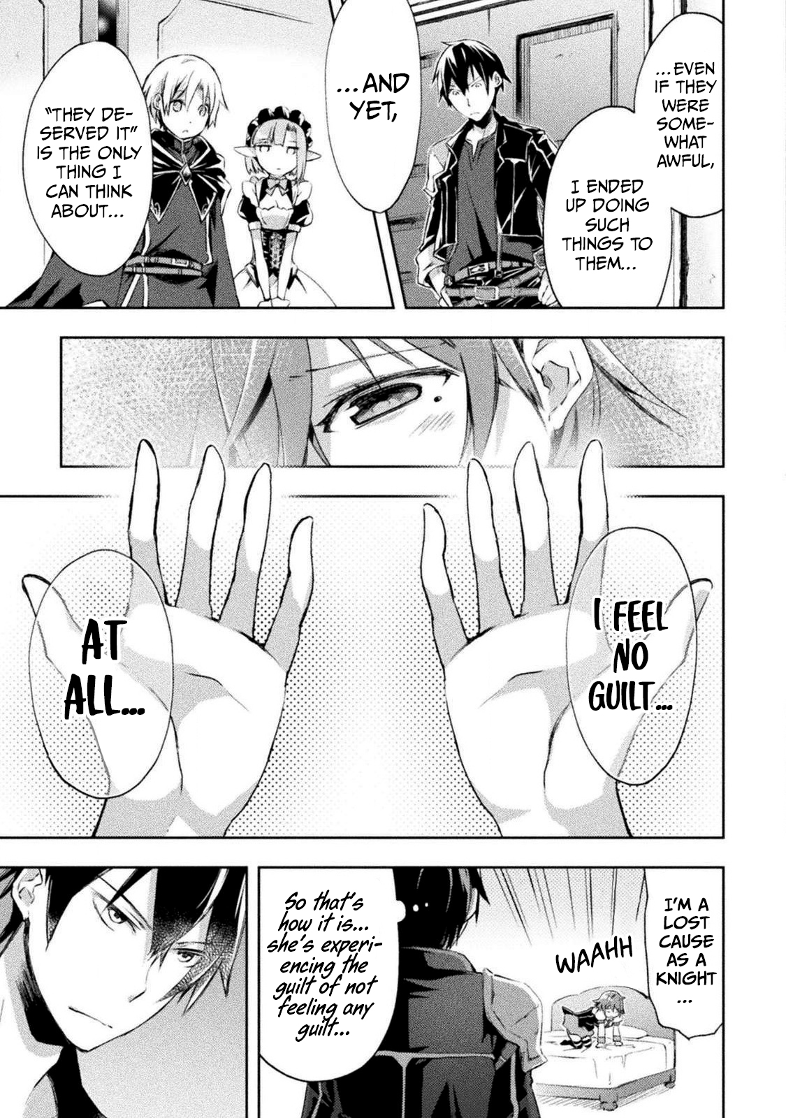 Dungeon Kurashi no Moto Yuusha Chapter 12 page 10 - Chapter 12: The Fate of the Defeated Female Knights is…?