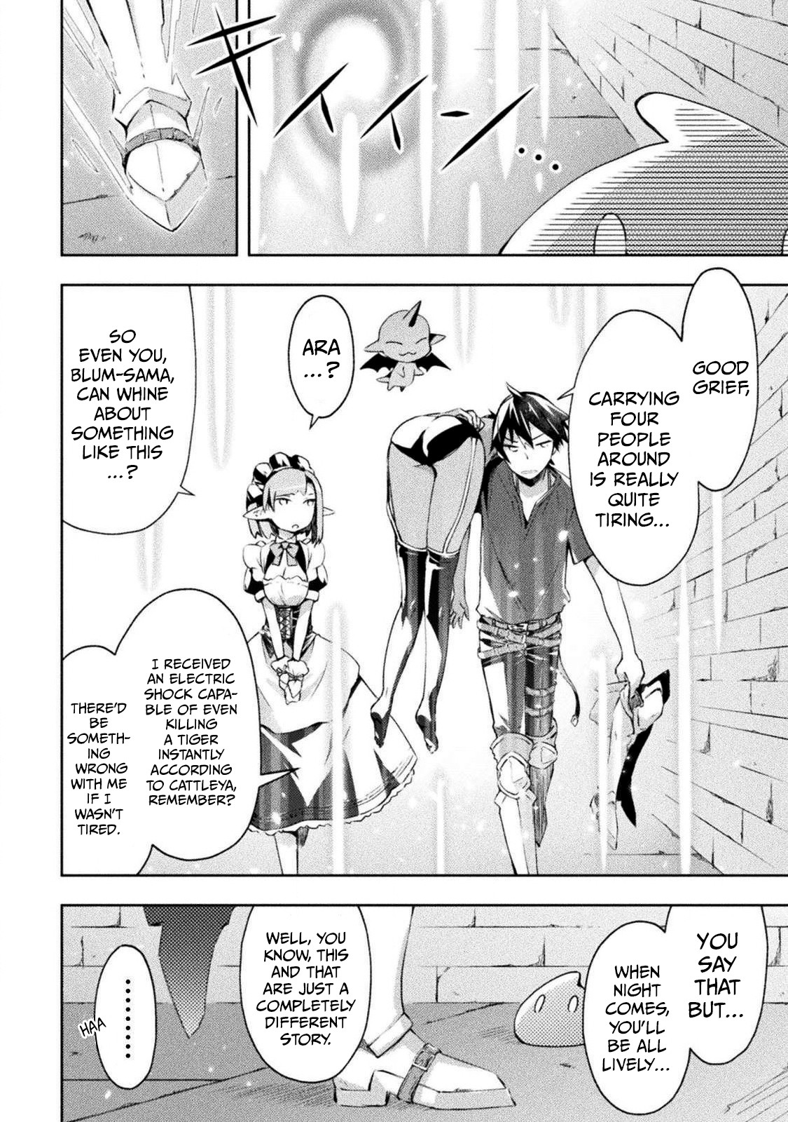 Dungeon Kurashi no Moto Yuusha Chapter 12 page 3 - Chapter 12: The Fate of the Defeated Female Knights is…?