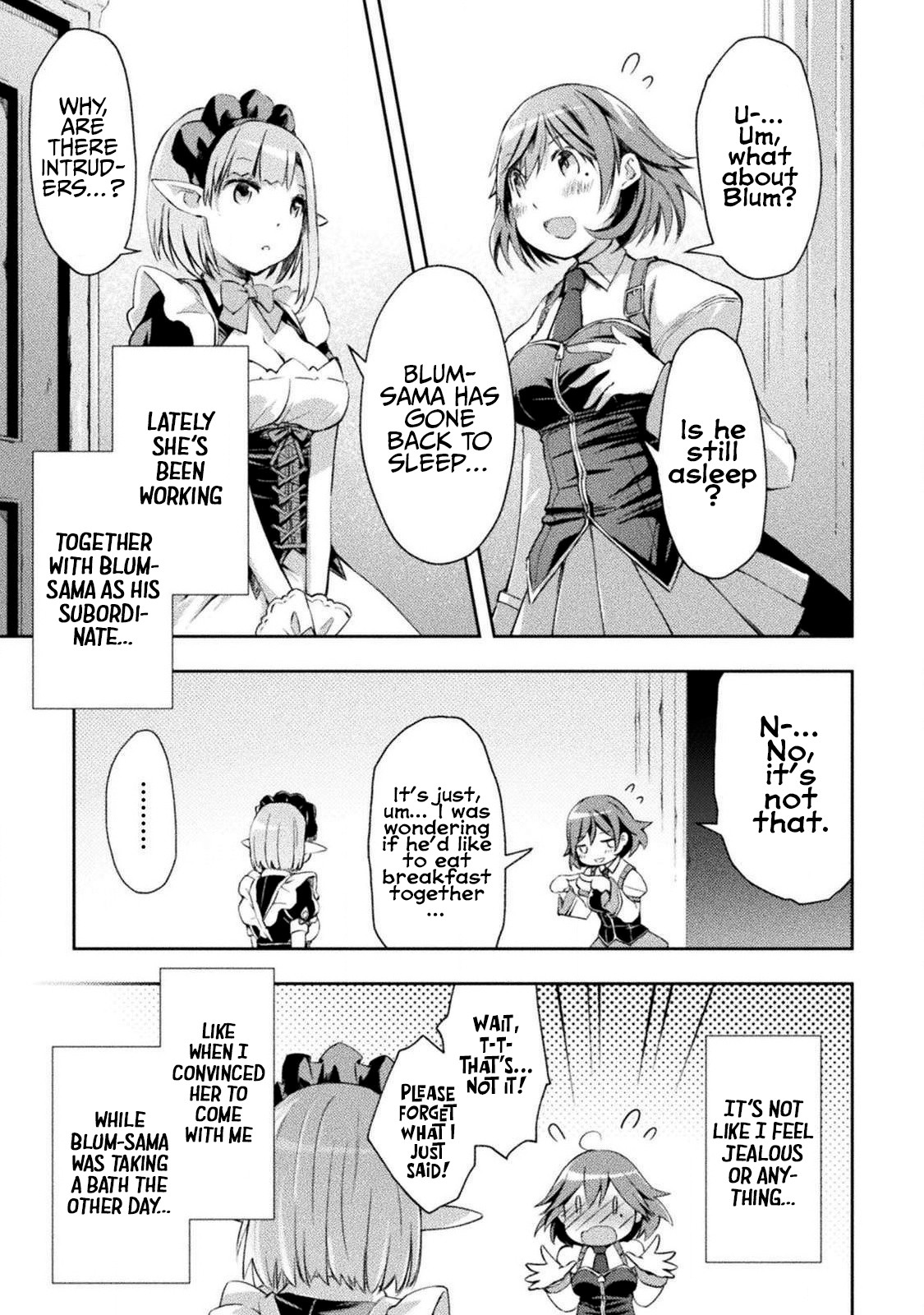 Dungeon Kurashi no Moto Yuusha Chapter 13 page 12 - Chapter 13: Meanwhile, what is Irene feeling…?