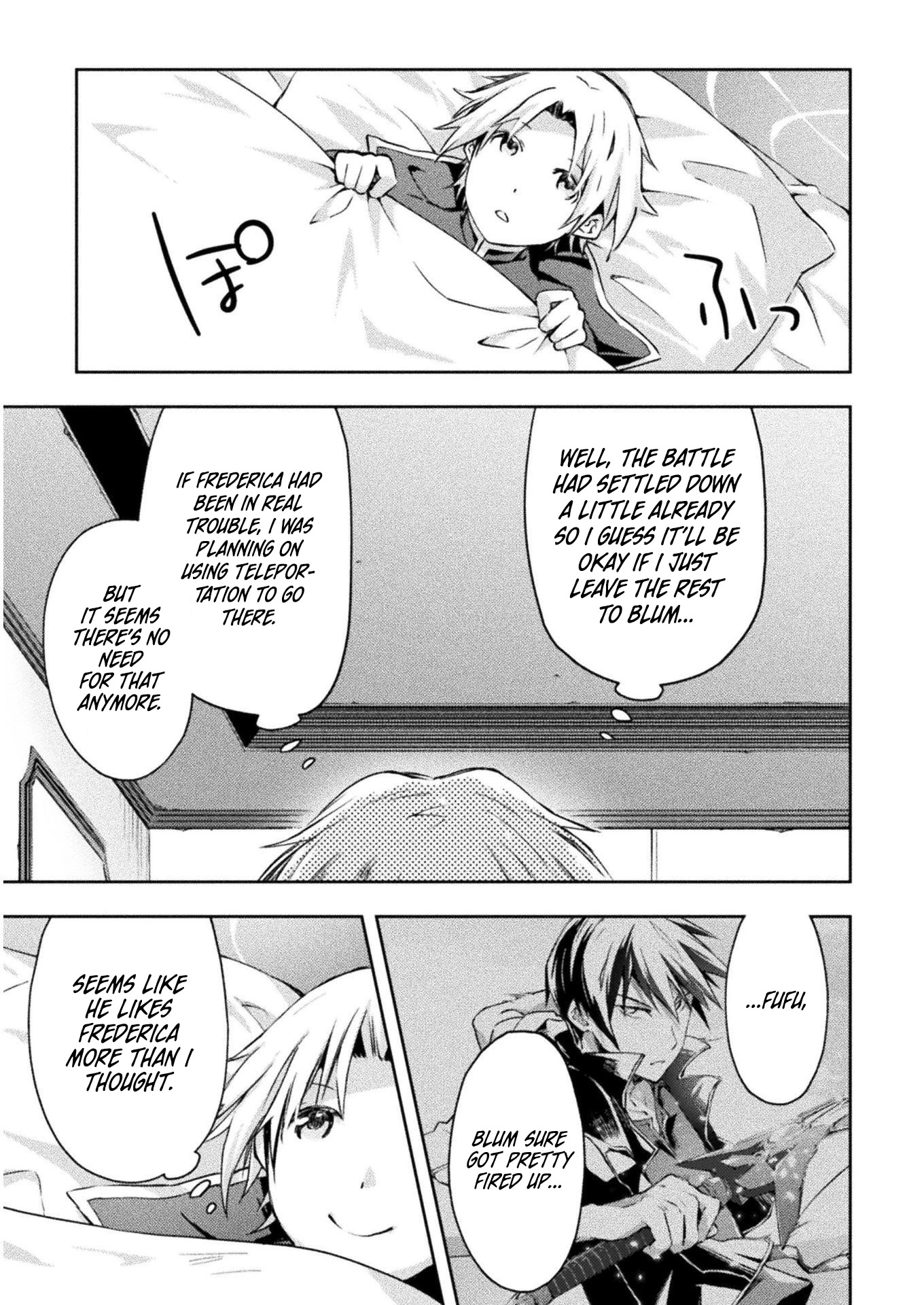 Dungeon Kurashi no Moto Yuusha Chapter 18 page 19 - Chapter 18: Al is secretly watching the battle…!