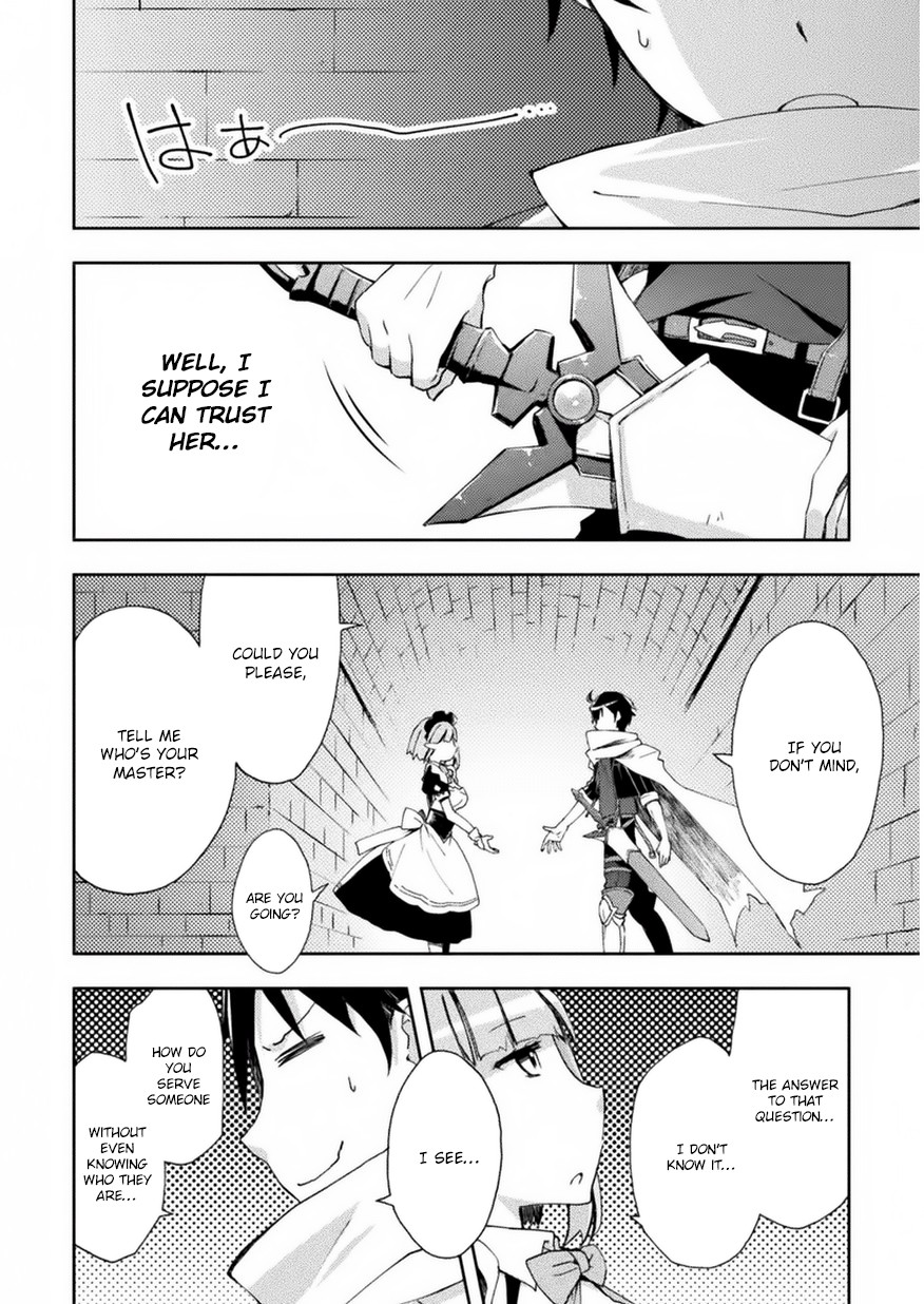 Dungeon Kurashi no Moto Yuusha Chapter 2 page 13 - Chapter 2: A mysterious demon maid approaches the hero rapidly!