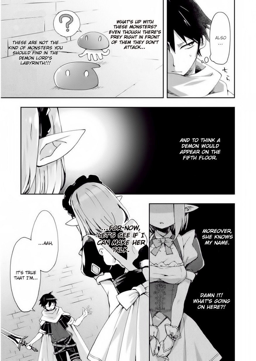 Dungeon Kurashi no Moto Yuusha Chapter 2 page 6 - Chapter 2: A mysterious demon maid approaches the hero rapidly!