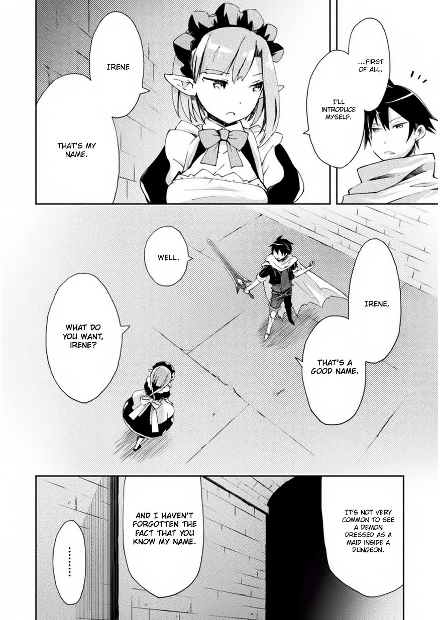 Dungeon Kurashi no Moto Yuusha Chapter 2 page 9 - Chapter 2: A mysterious demon maid approaches the hero rapidly!