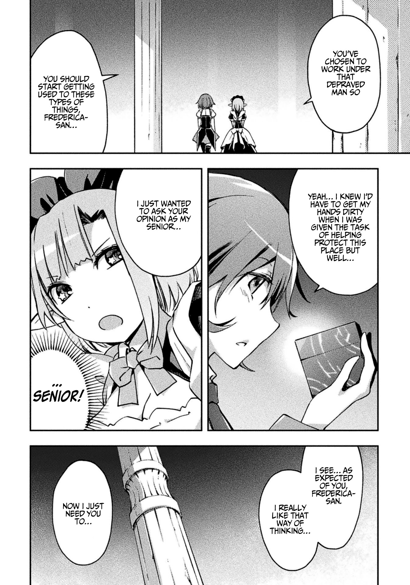 Dungeon Kurashi no Moto Yuusha Chapter 20 page 21 - Chapter 20: What’s the real identity of the mysterious female knight…?
