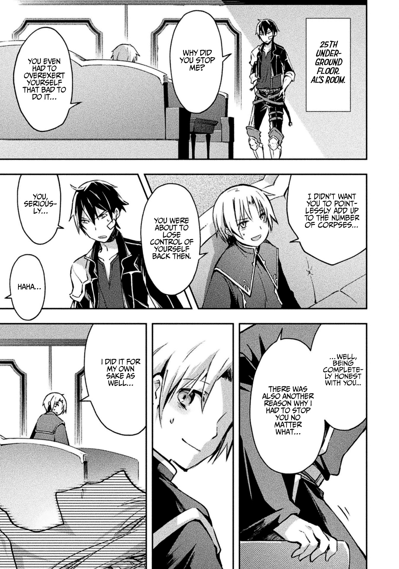 Dungeon Kurashi no Moto Yuusha Chapter 20 page 6 - Chapter 20: What’s the real identity of the mysterious female knight…?